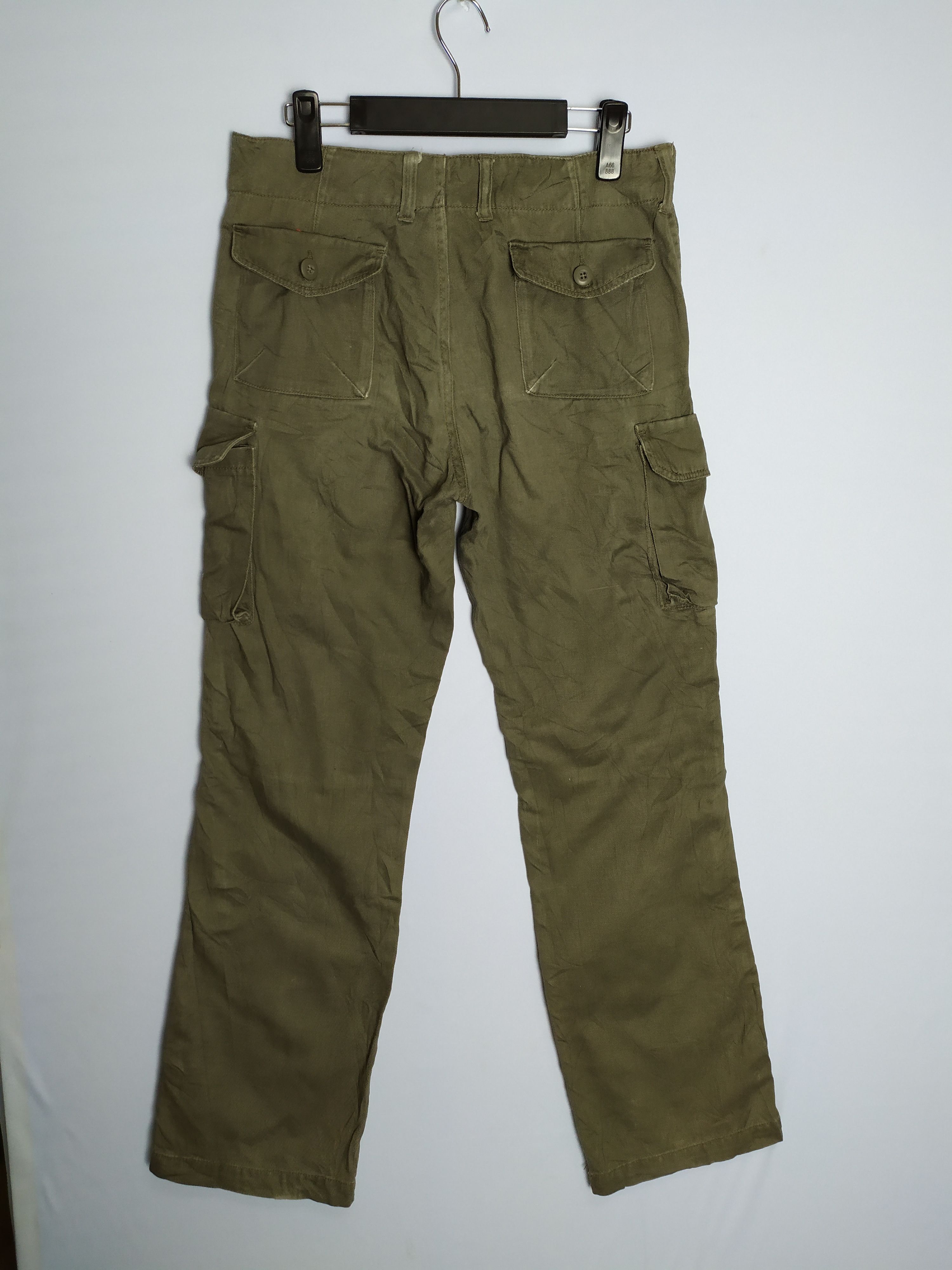 Japanese Brand VINTAGE AZUL BUTTONFLY FADED BROWN CARGO PANTS Size US 30 / EU 46 - 12 Thumbnail