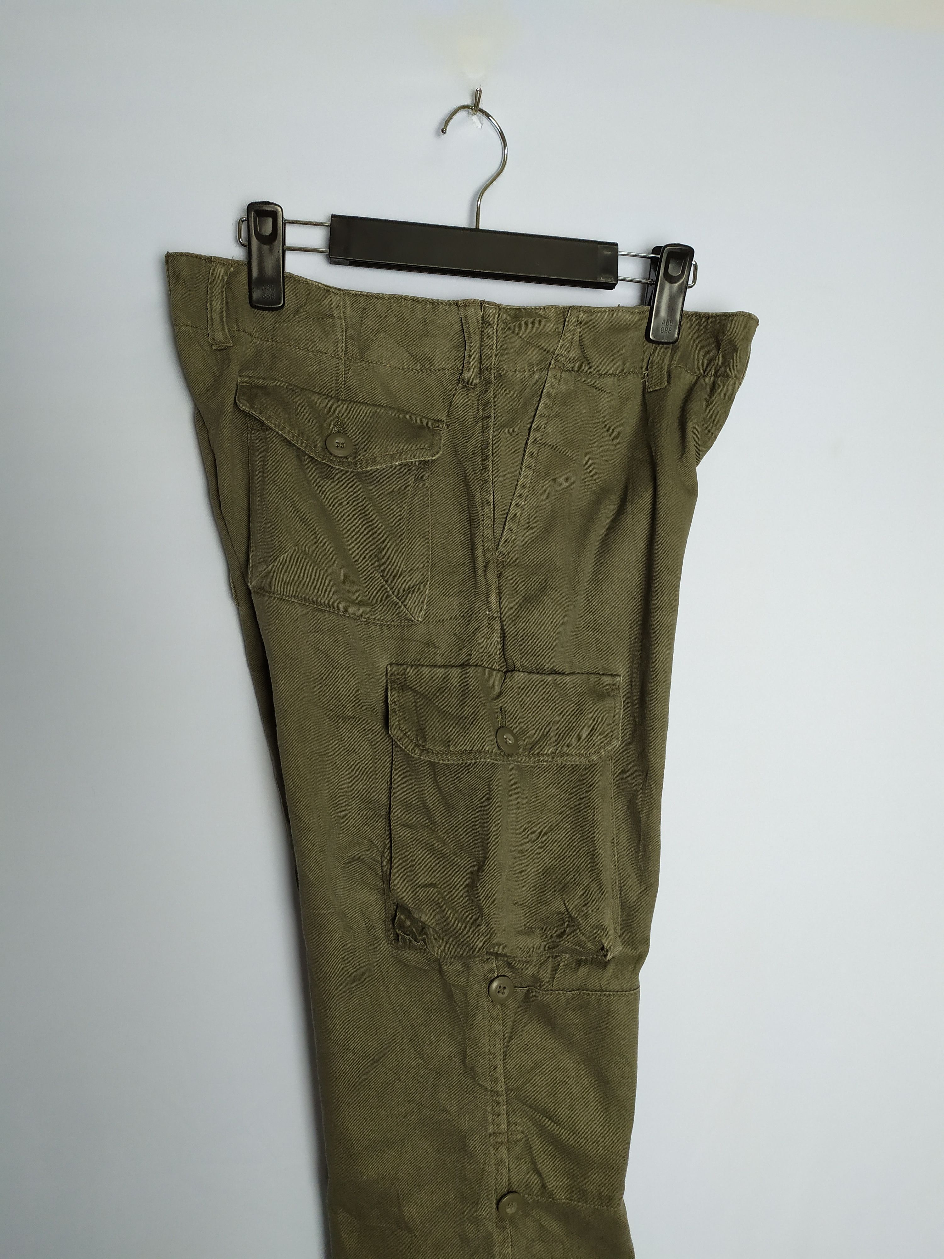 Japanese Brand VINTAGE AZUL BUTTONFLY FADED BROWN CARGO PANTS Size US 30 / EU 46 - 9 Thumbnail
