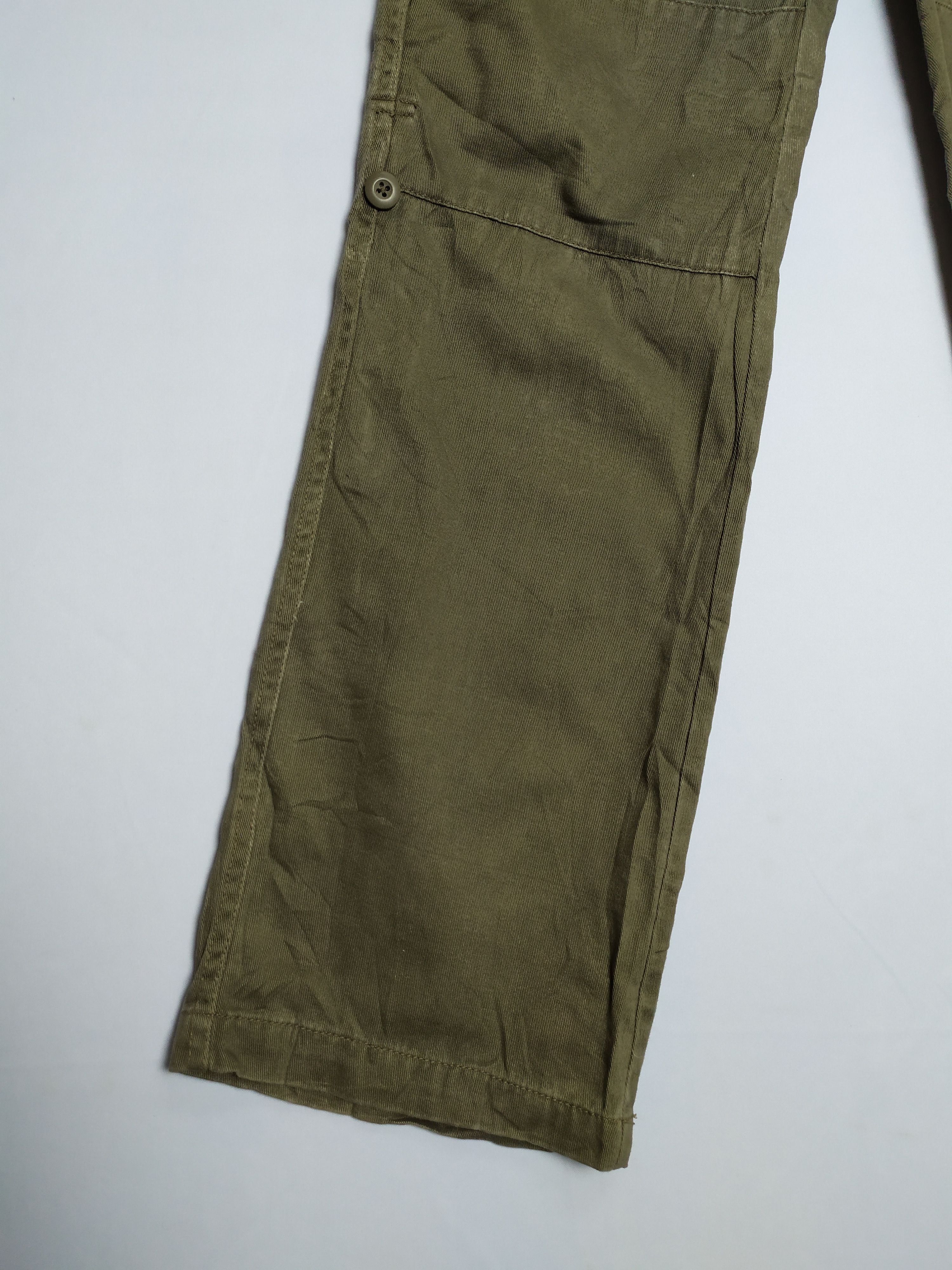 Japanese Brand VINTAGE AZUL BUTTONFLY FADED BROWN CARGO PANTS Size US 30 / EU 46 - 7 Thumbnail