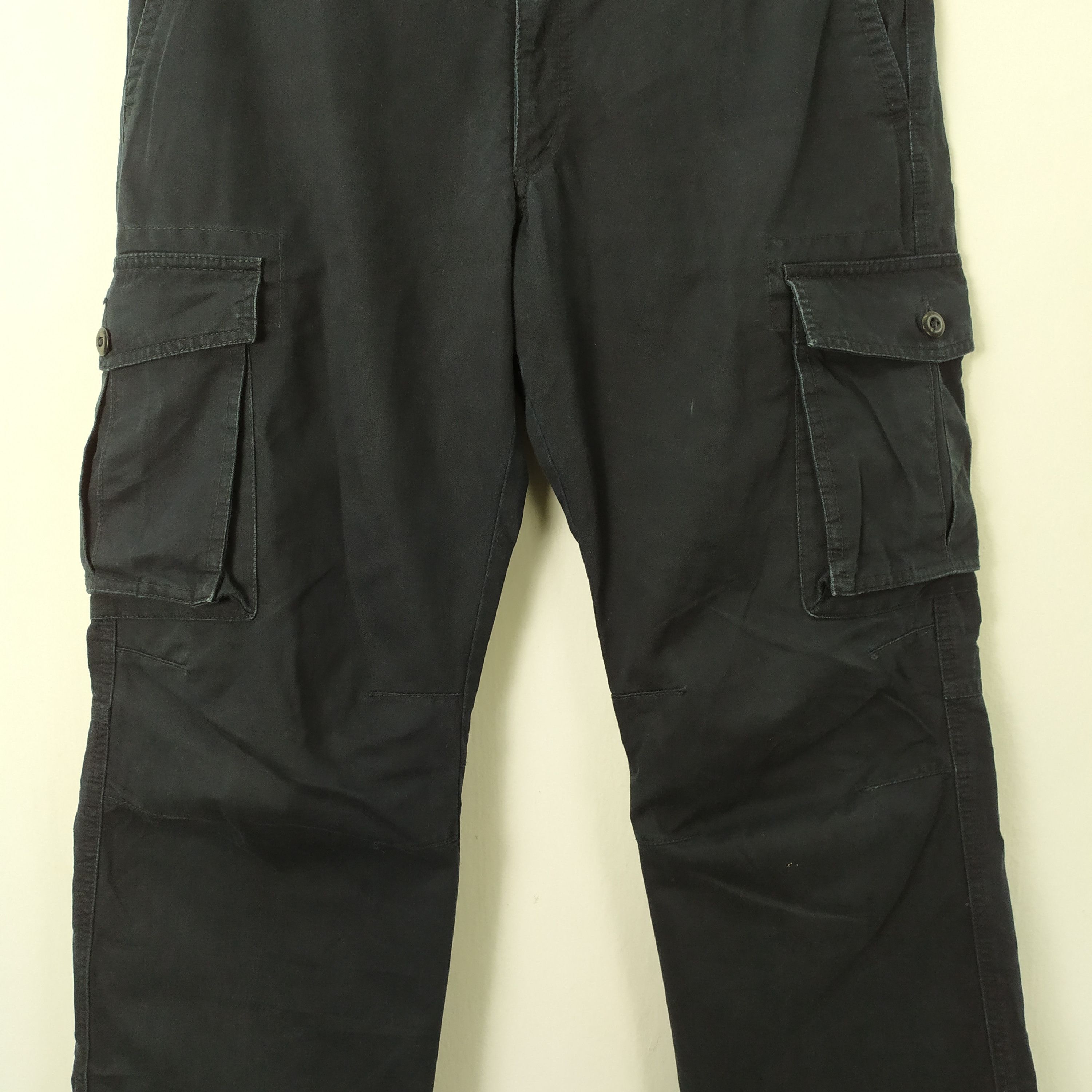 Japanese Brand JAPANESE BRAND BLACK CARGO PANTS Size US 34 / EU 50 - 6 Thumbnail