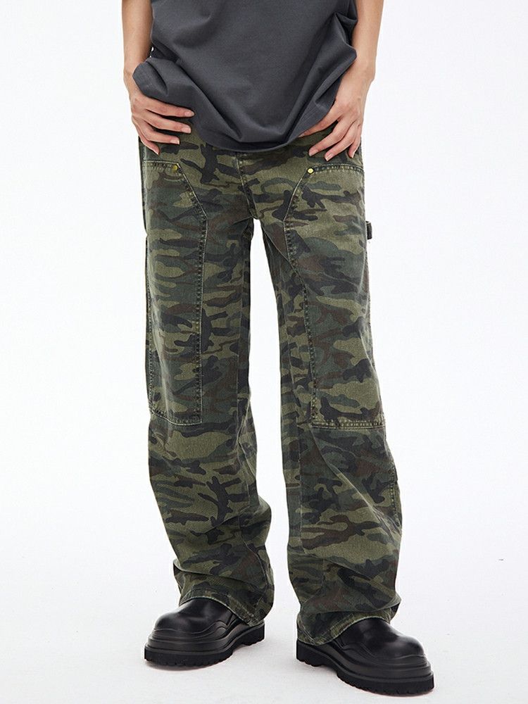 hiphop camo fade carpenter pants