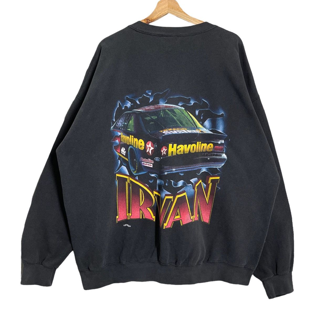 Gear for Sports Vintage 90s Nascar Ernie Irvan Big logo Crewneck Sweatshirt Size US XL / EU 56 / 4 - 8 Thumbnail
