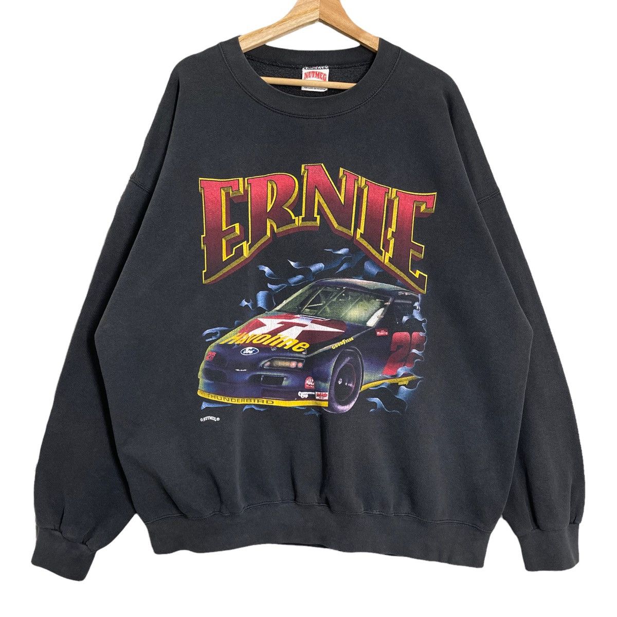 Gear for Sports Vintage 90s Nascar Ernie Irvan Big logo Crewneck Sweatshirt Size US XL / EU 56 / 4 - 2 Thumbnail