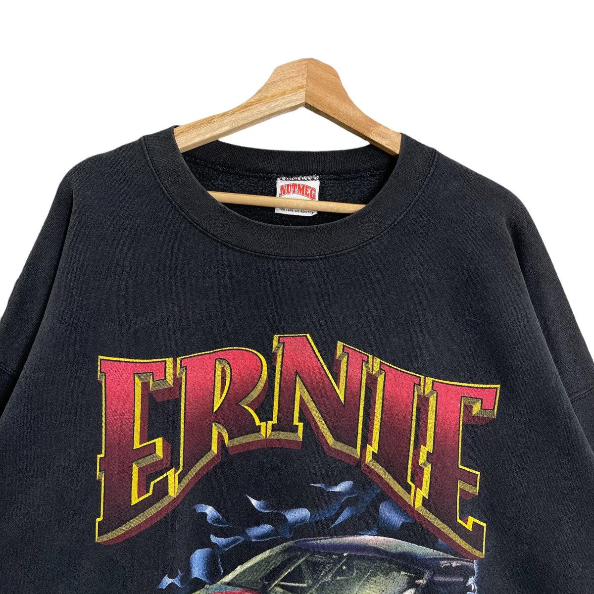 Gear for Sports Vintage 90s Nascar Ernie Irvan Big logo Crewneck Sweatshirt Size US XL / EU 56 / 4 - 3 Thumbnail