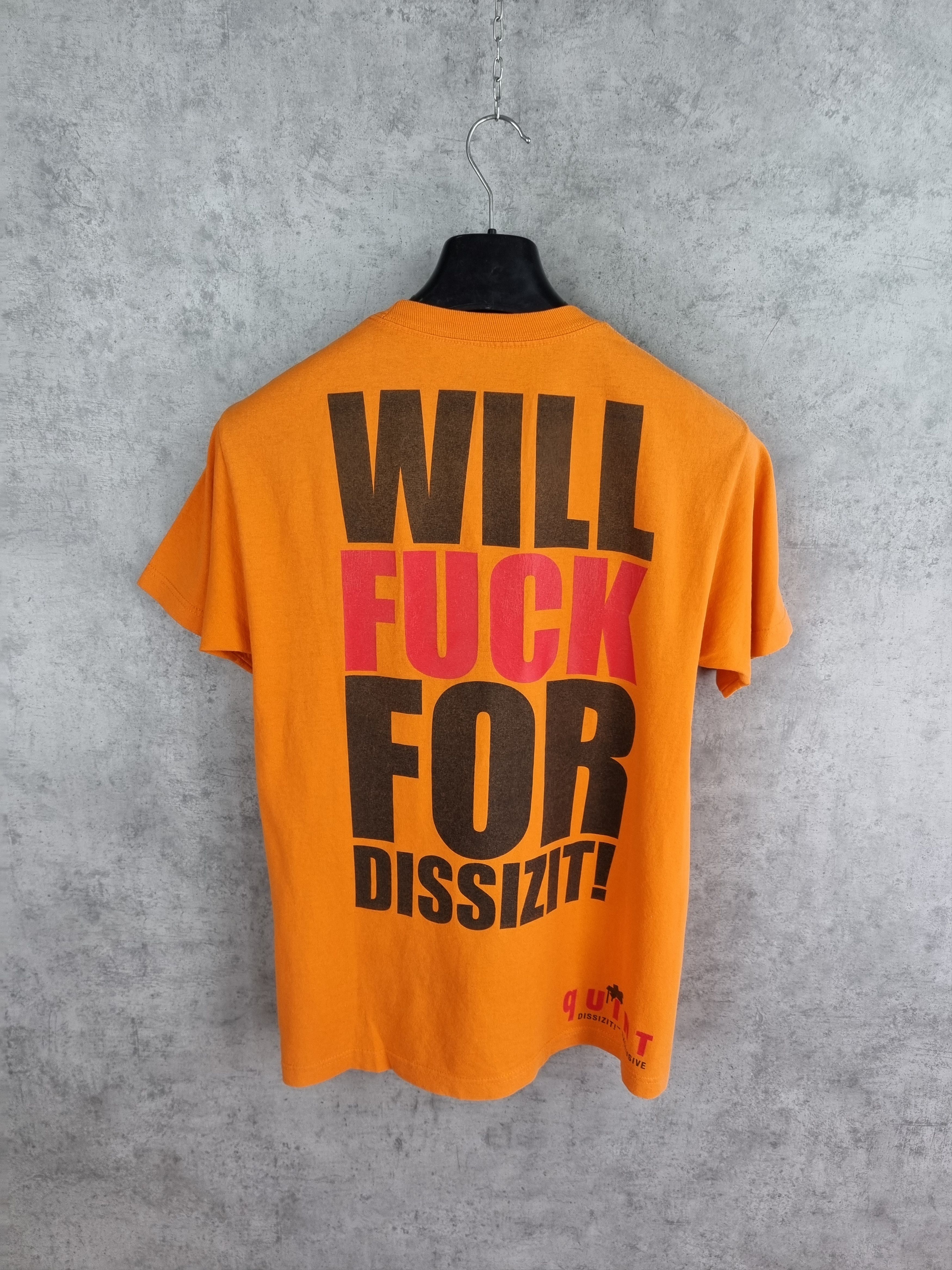 Dissizit Rare Dissizit Will Fuck for Food Tee shirt Size US M / EU 48-50 / 2 - 2 Thumbnail
