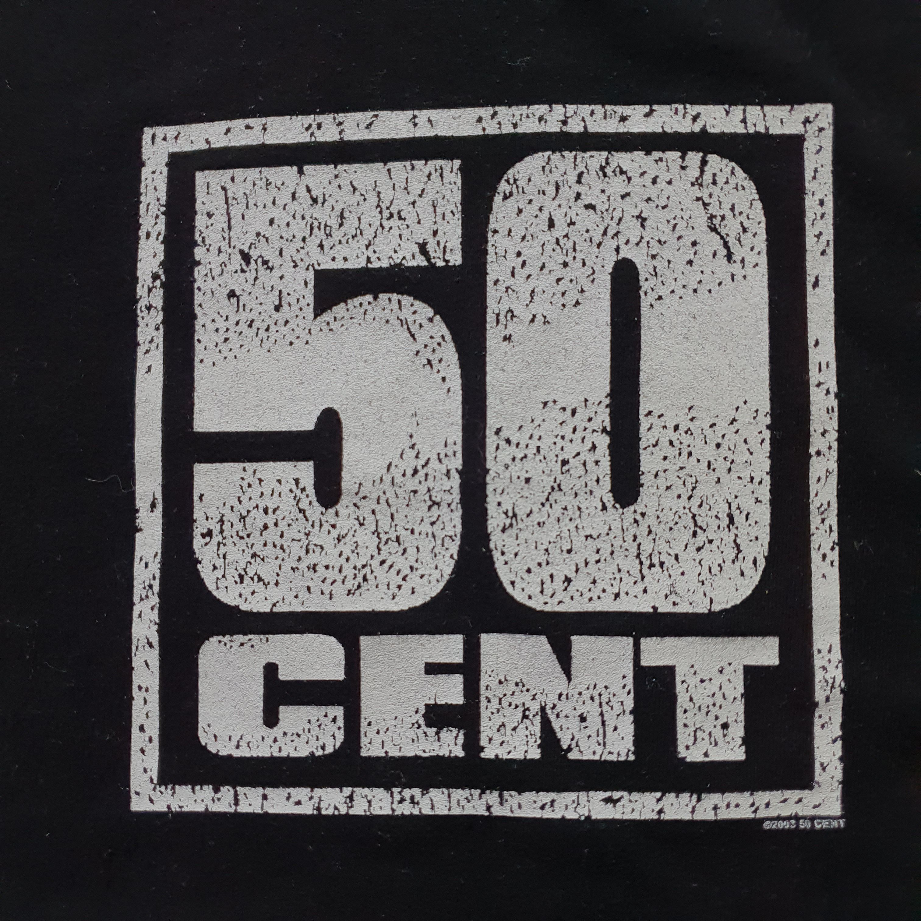 50 Cent × Rap Tees × Vintage 2002 Vintage 50 CENT Rare Print Tee Shirt Size US XL / EU 56 / 4 - 7 Thumbnail