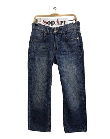 Ed Hardy × Vintage Vtg Ed Hardy Back Side Big Logo Embroidery Phoenix Jeans Size US 31 - 2 Thumbnail