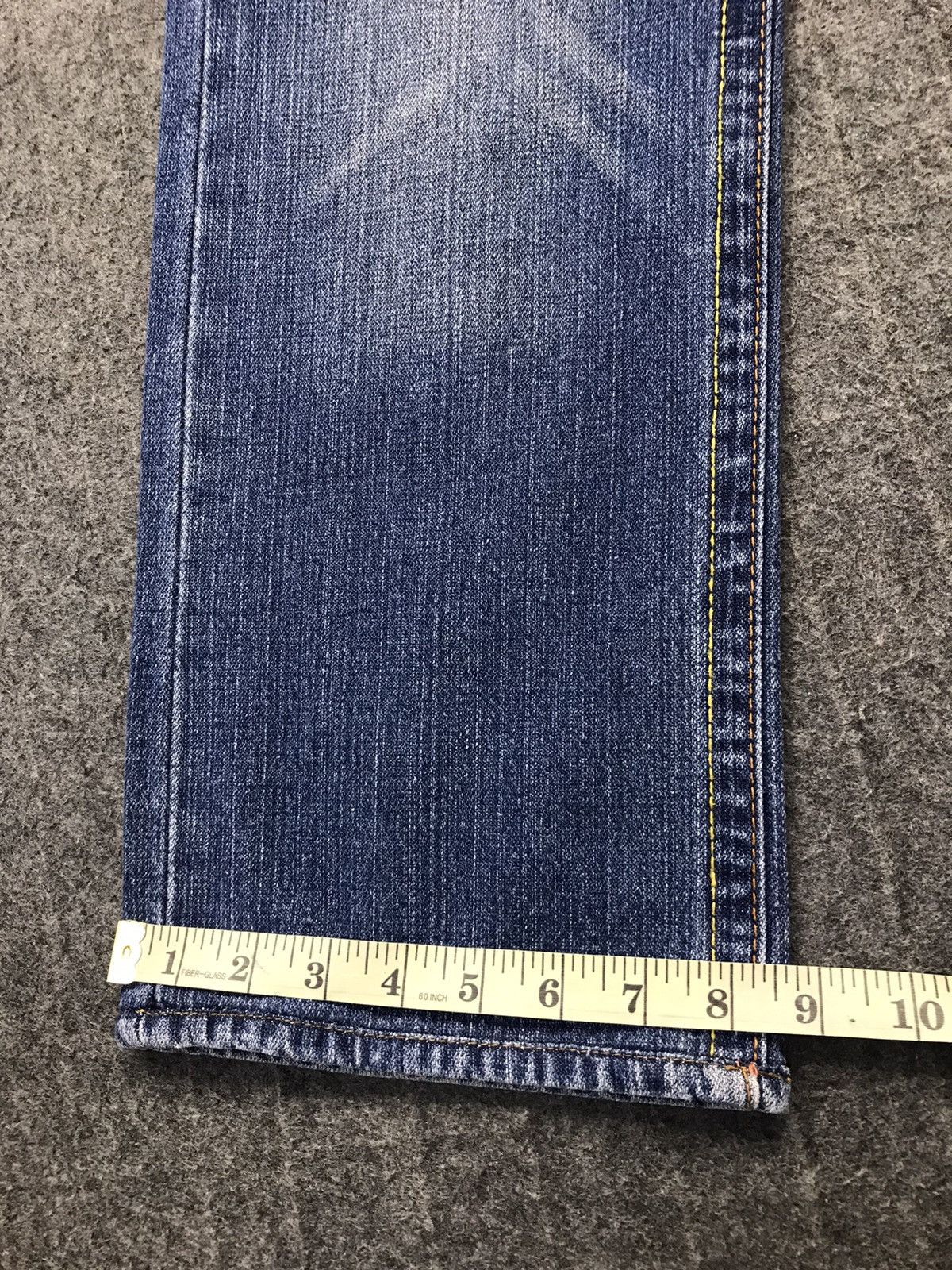 Ed Hardy × Vintage Vtg Ed Hardy Back Side Big Logo Embroidery Phoenix Jeans Size US 31 - 23 Thumbnail