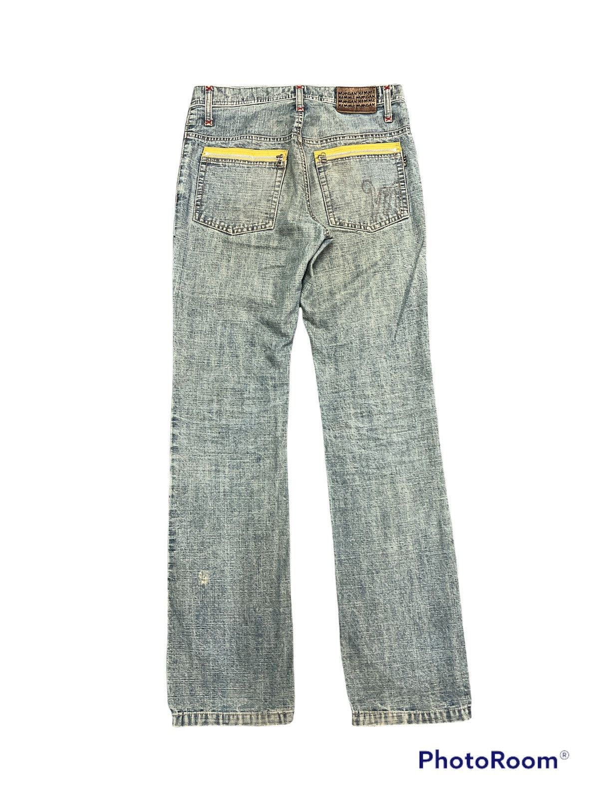 Japanese Brand × Morgan Homme Morgan Homme Distressed Denim Pants Size US 31 - 5 Thumbnail