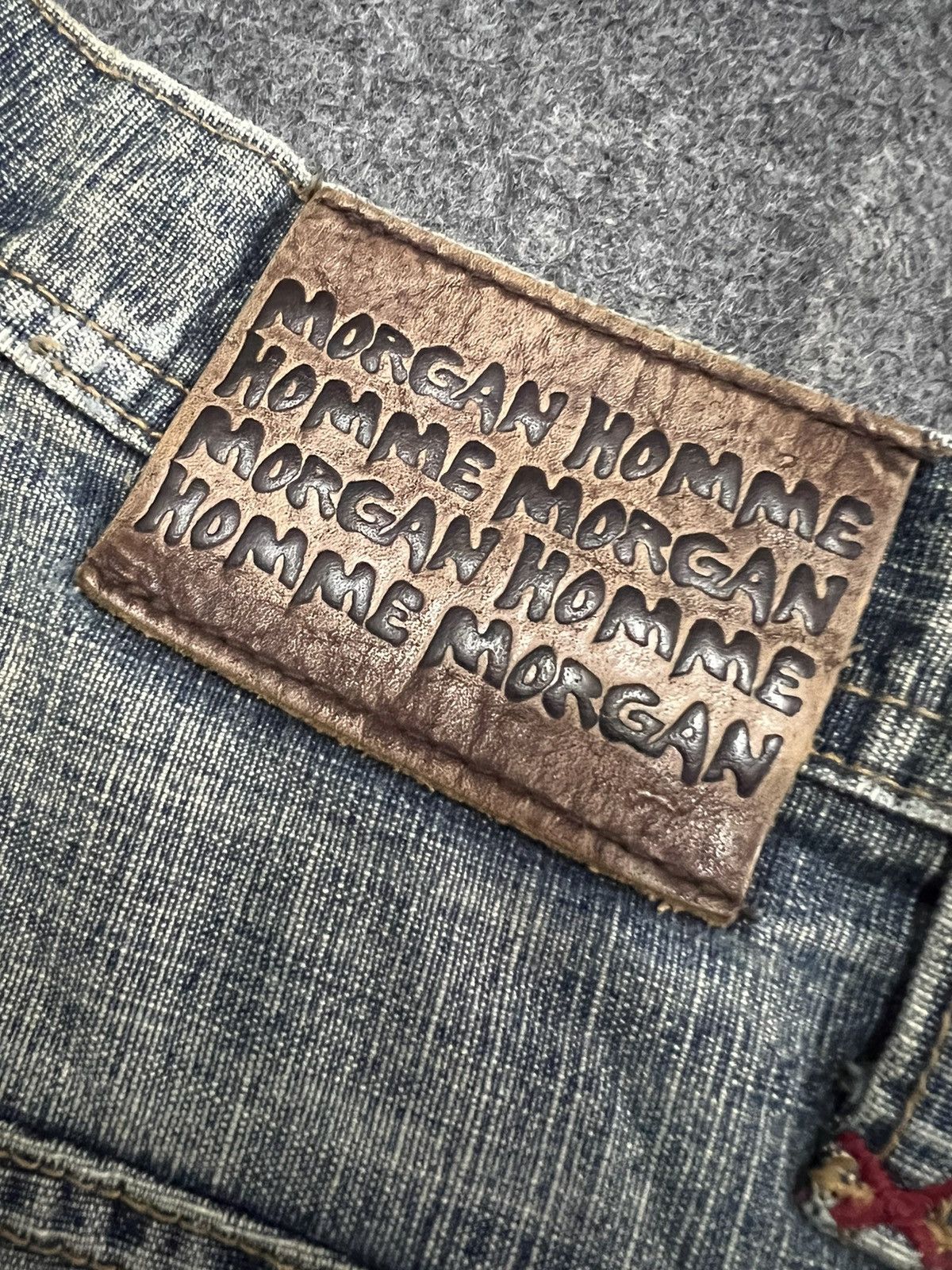 Japanese Brand × Morgan Homme Morgan Homme Distressed Denim Pants Size US 31 - 7 Thumbnail