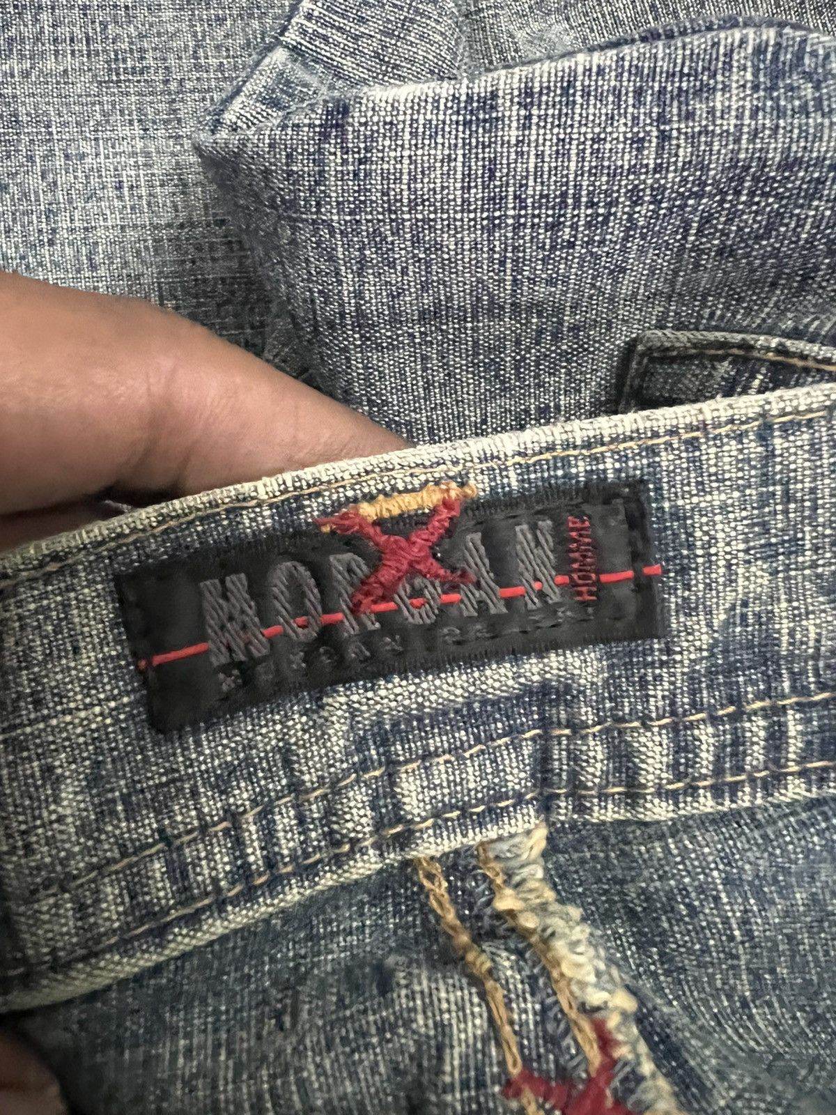 Japanese Brand × Morgan Homme Morgan Homme Distressed Denim Pants Size US 31 - 8 Thumbnail