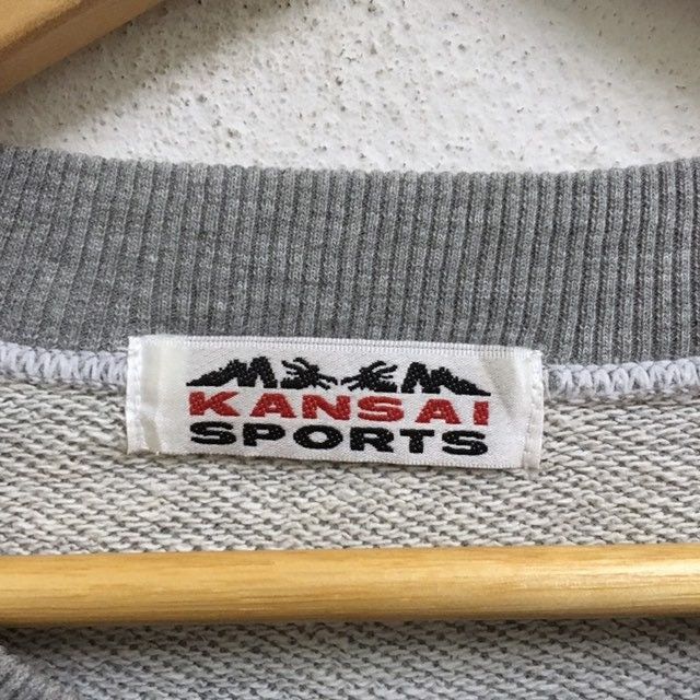 Japanese Brand × Kansai Yamamoto × Vintage Vintage KANSAI SPORTS Japanese Brand Big Logo Sweatshirt Size US L / EU 52-54 / 3 - 4 Thumbnail