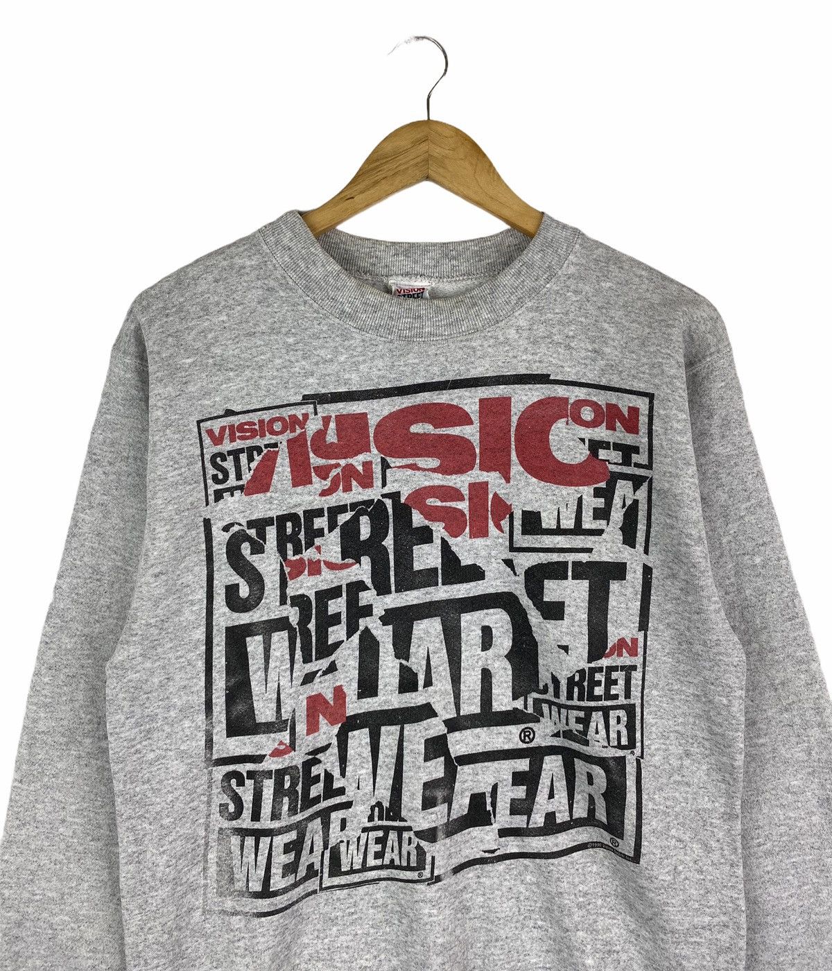 Vintage × Vision Streetwear Vintage VISION STREETWEAR 1990 Big Logo Sweatshirt Pullover Size US XS / EU 42 / 0 - 3 Thumbnail