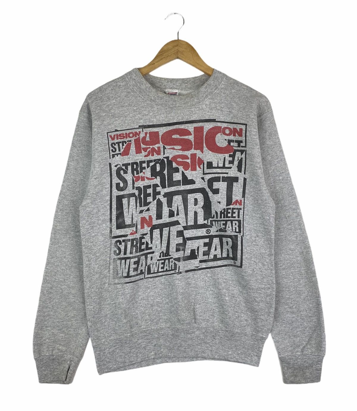 Vintage × Vision Streetwear Vintage VISION STREETWEAR 1990 Big Logo Sweatshirt Pullover Size US XS / EU 42 / 0 - 1 Thumbnail