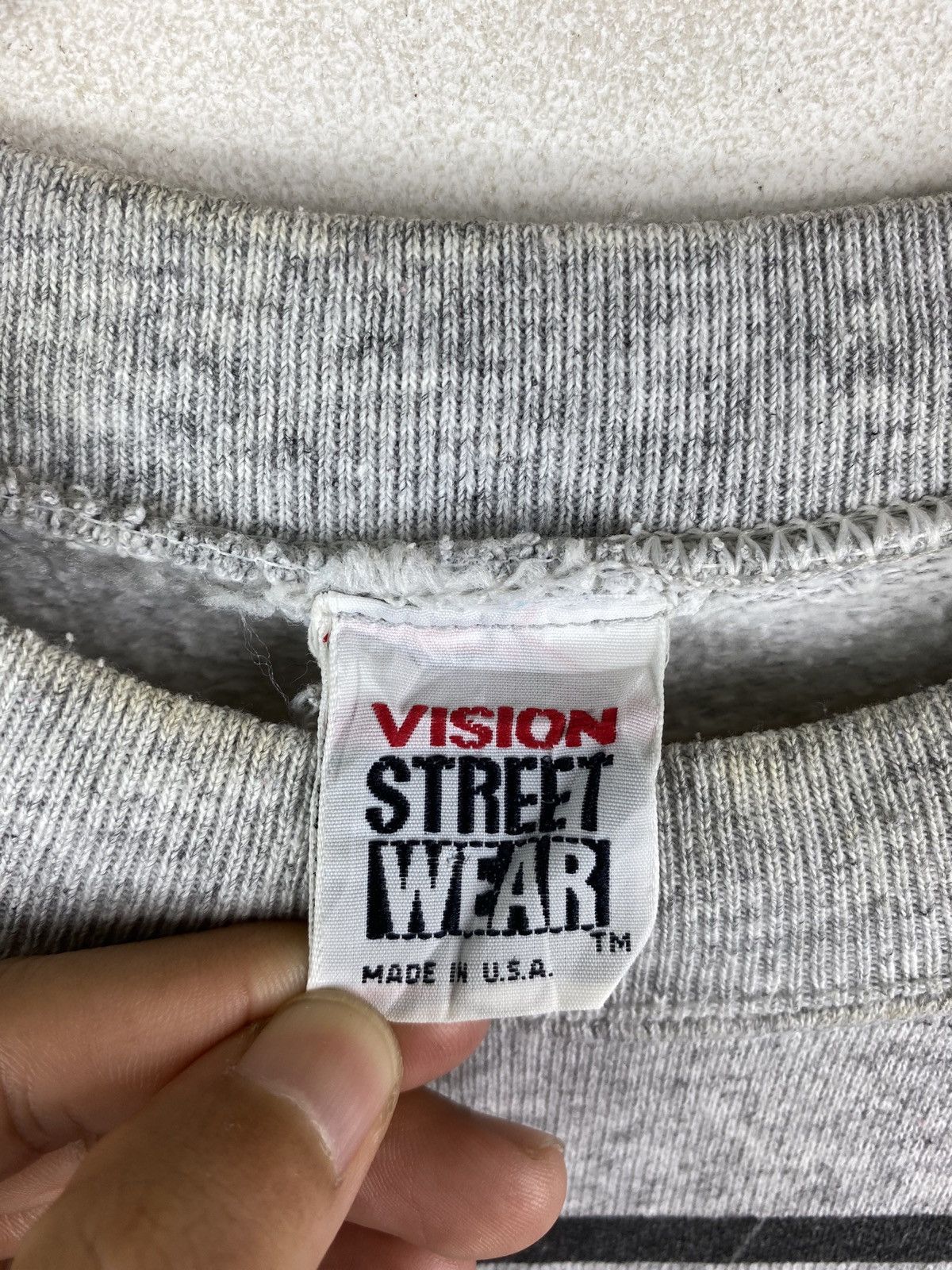 Vintage × Vision Streetwear Vintage VISION STREETWEAR 1990 Big Logo Sweatshirt Pullover Size US XS / EU 42 / 0 - 5 Thumbnail