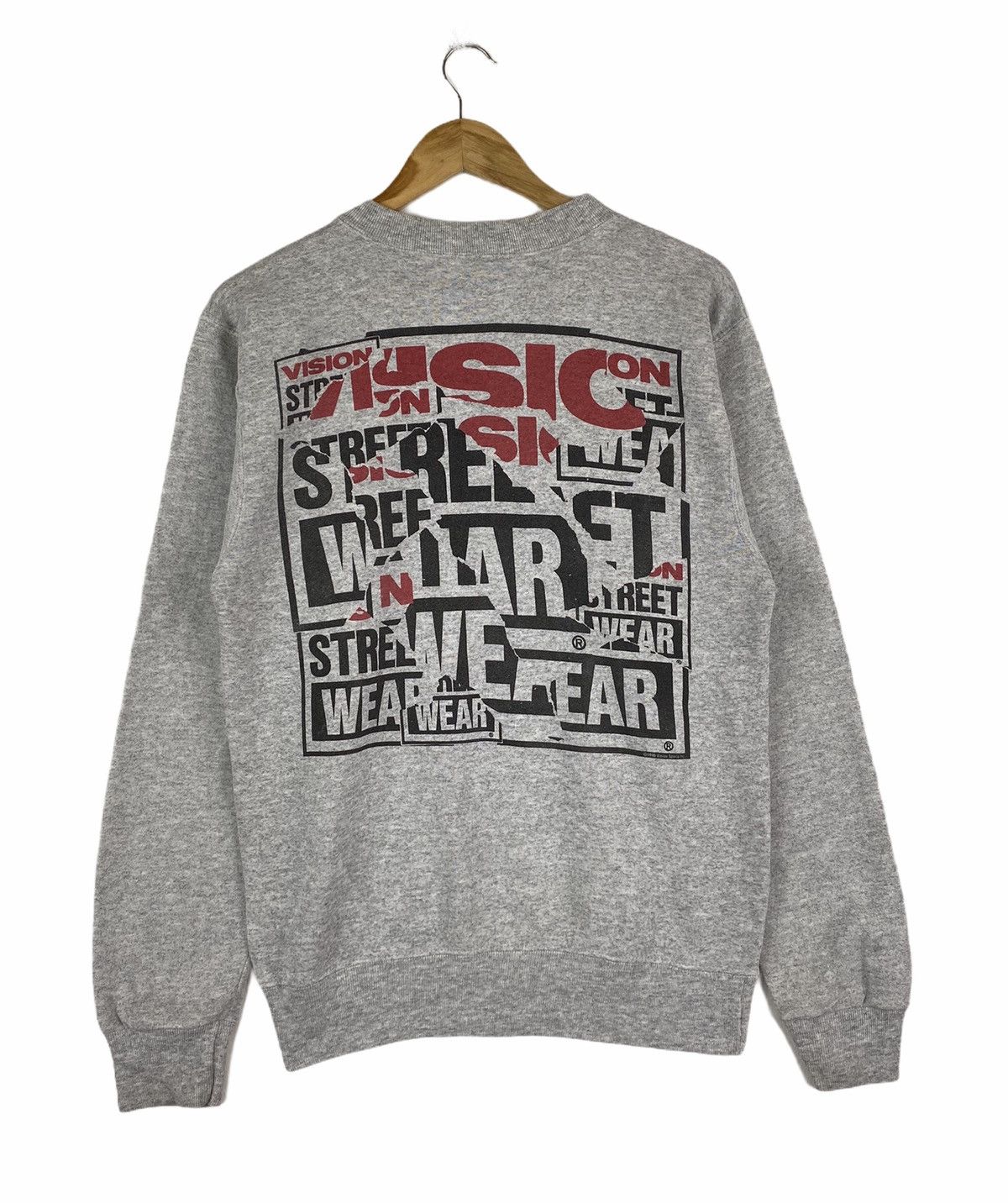 Vintage × Vision Streetwear Vintage VISION STREETWEAR 1990 Big Logo Sweatshirt Pullover Size US XS / EU 42 / 0 - 2 Thumbnail