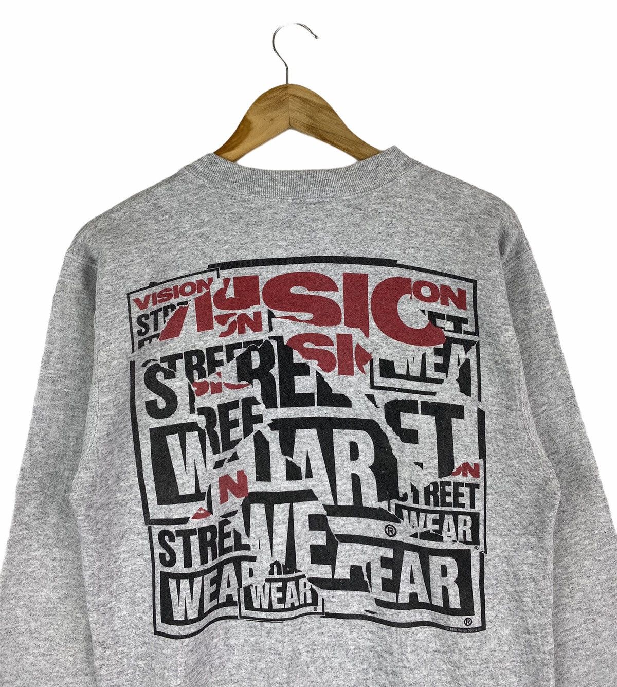 Vintage × Vision Streetwear Vintage VISION STREETWEAR 1990 Big Logo Sweatshirt Pullover Size US XS / EU 42 / 0 - 4 Thumbnail