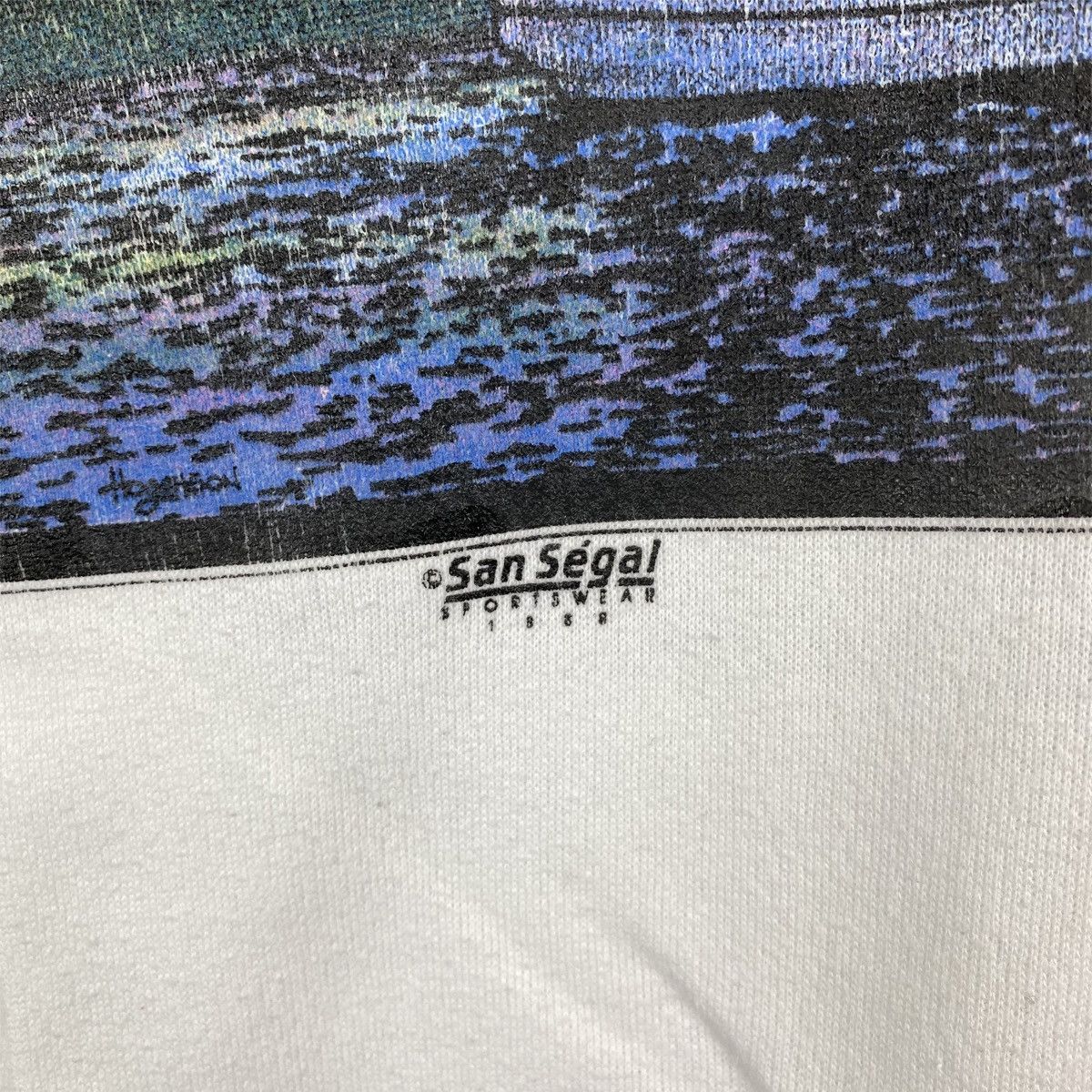 Vintage Vintage SANTA MONICA California Big Logo Sweatshirt Pullover Size US S / EU 44-46 / 1 - 5 Thumbnail