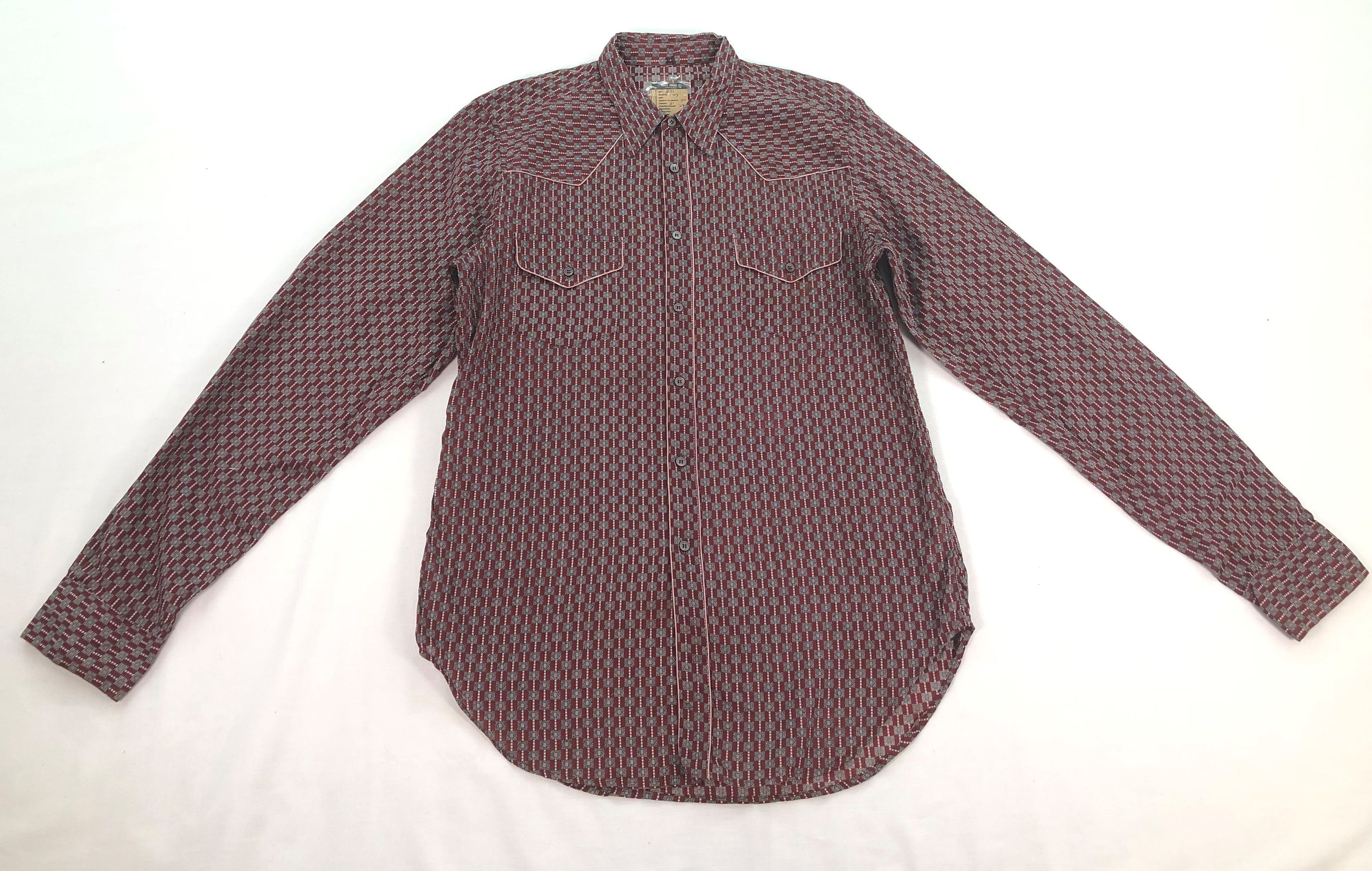 PRADA ss12 western shirts パイピングウエスタンシャツ PRADA ss12 western shirts パイピングウエスタンシャツ - メルカリ
