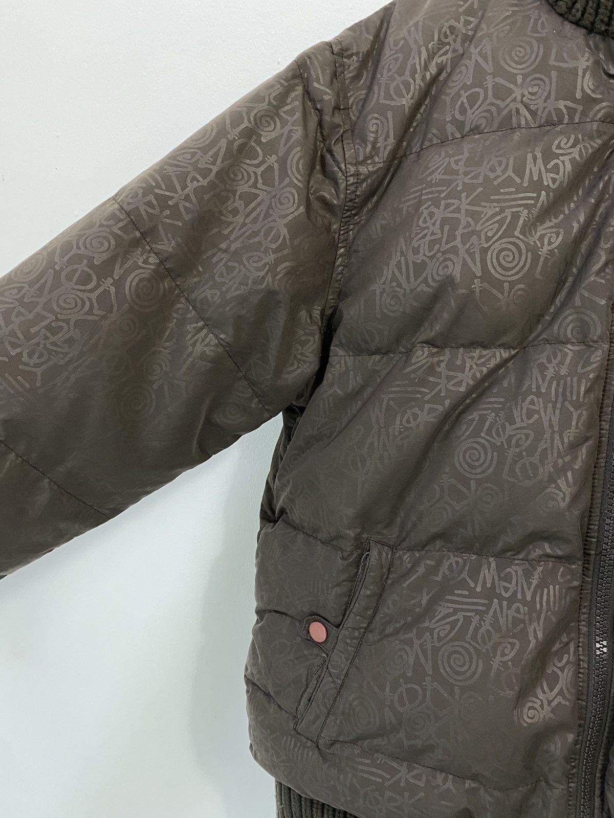 Stussy Stussy Puffer Jacket Full print Art Design Rare Design Size US M / EU 48-50 / 2 - 6 Thumbnail
