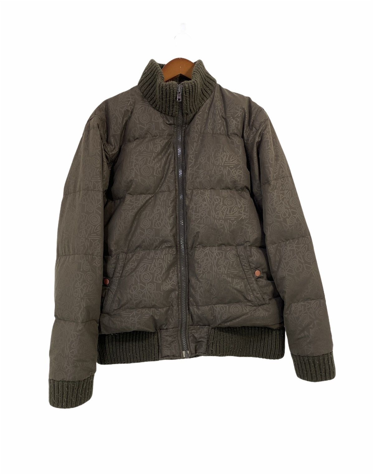 Stussy Stussy Puffer Jacket Full print Art Design Rare Design Size US M / EU 48-50 / 2 - 1 Thumbnail