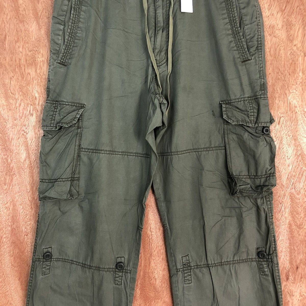Japanese Brand DL Uniqlo Multipocket Tactical Cargo Pants #1921 Size US 32 / EU 48 - 4 Thumbnail
