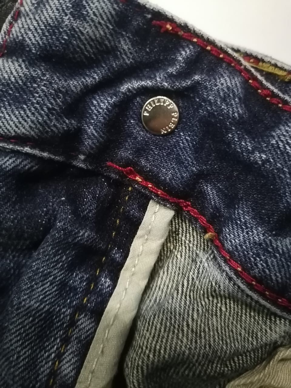 Designer × Philipp Plein Philip Plein Skull Emboired Jeans Size US 32 / EU 48 - 6 Thumbnail