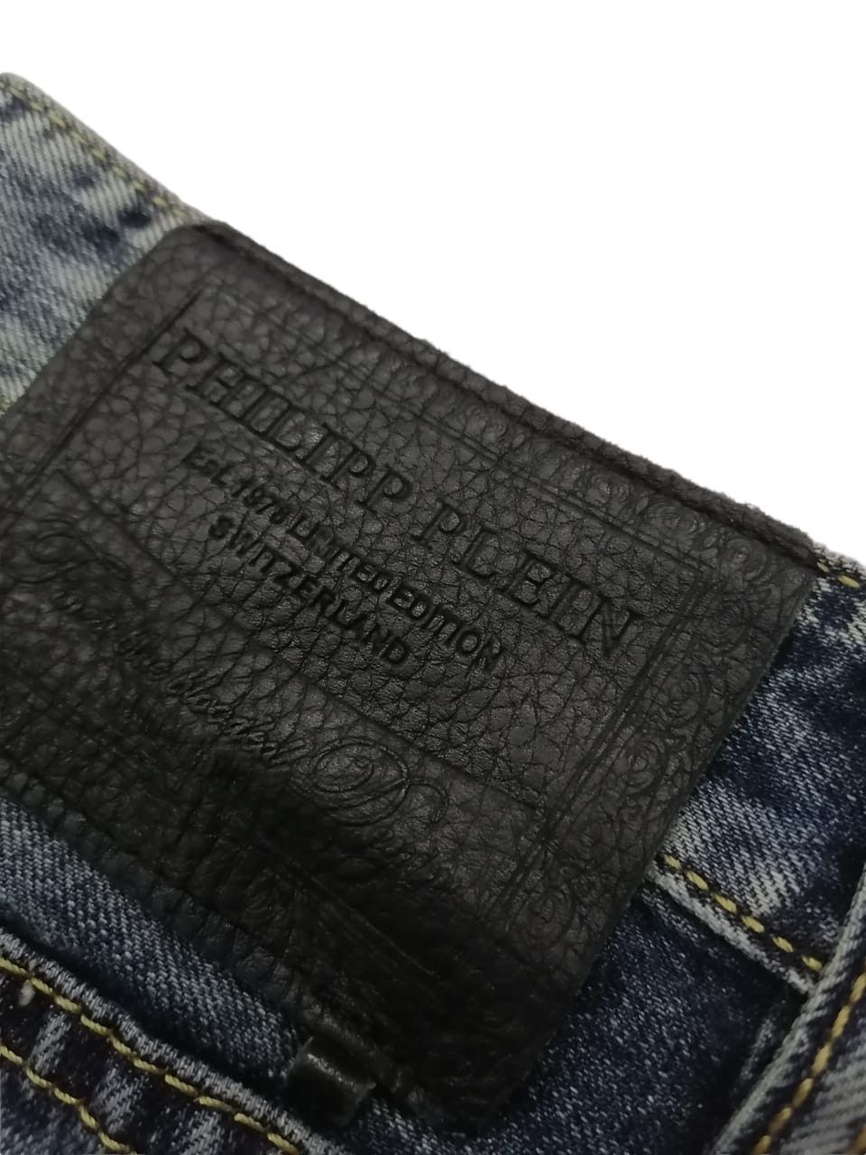 Designer × Philipp Plein Philip Plein Skull Emboired Jeans Size US 32 / EU 48 - 5 Thumbnail
