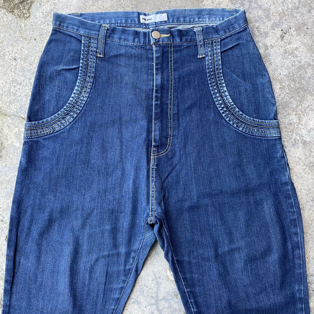 Issey Miyake × Japanese Brand Issey Miyake Japanese Designer Ne-net Drop Crotch Pants Size US 29 - 5 Thumbnail