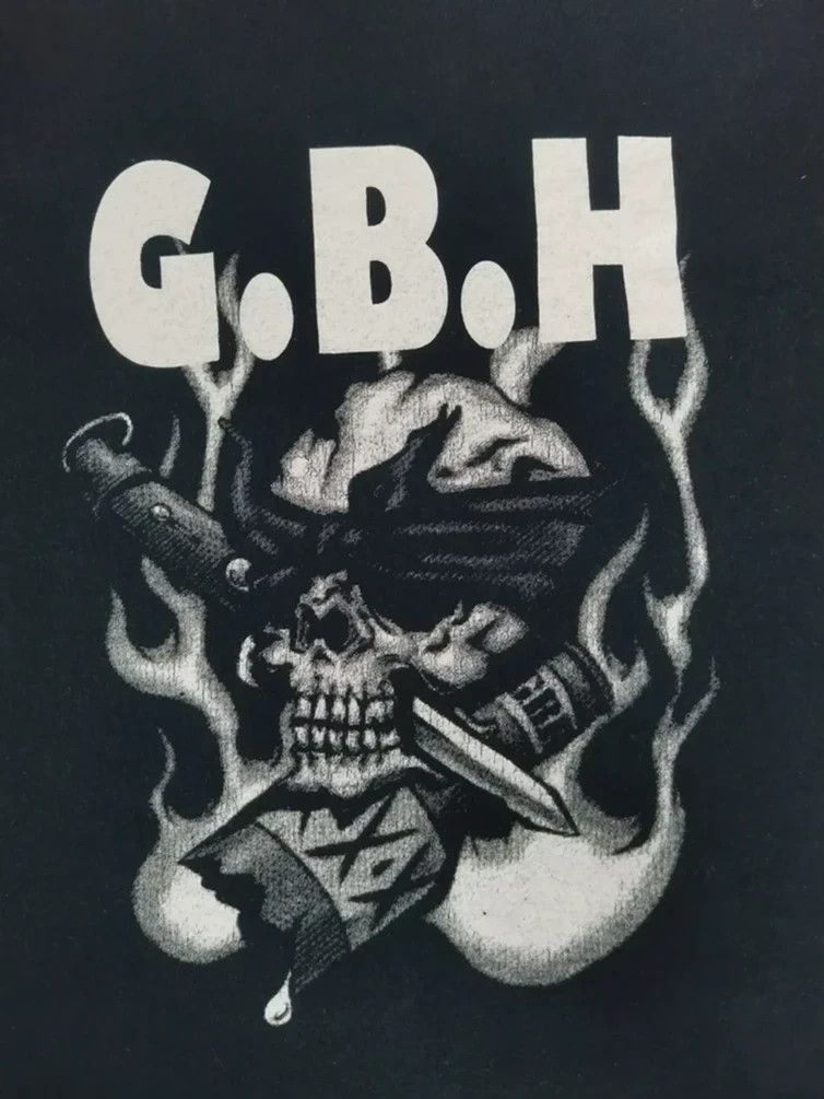 Band Tees Vintage G.B.H band Tee Promo Punk Rock Hard Core Size US S / EU 44-46 / 1 - 1 Thumbnail