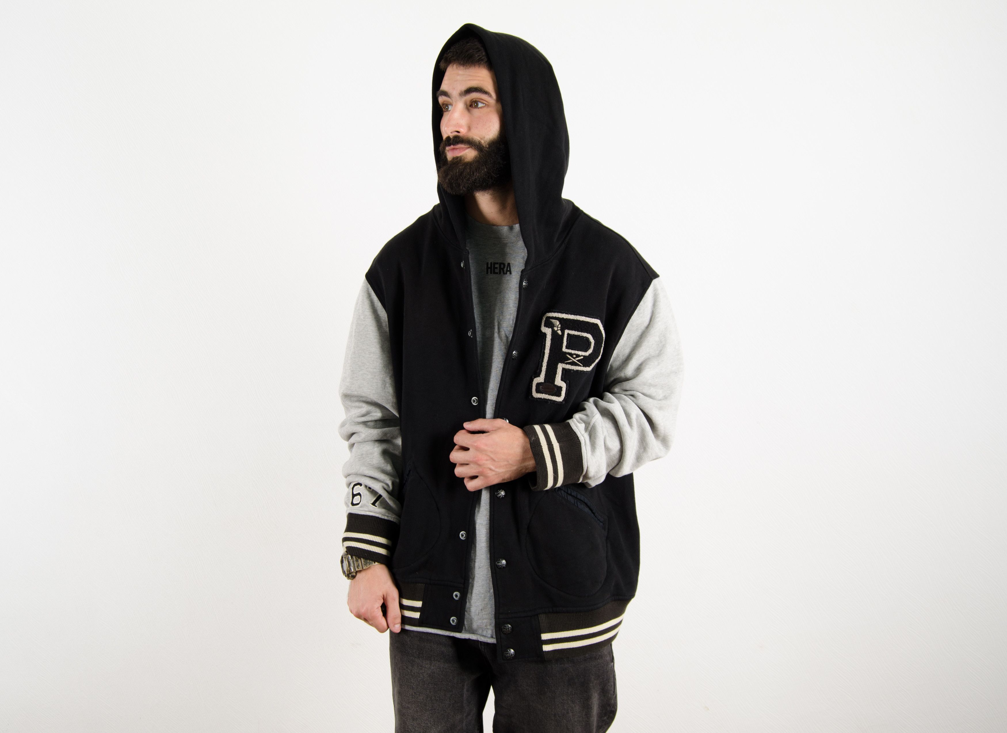 Polo Ralph Lauren Ralph Lauren College Bomber University Hooded Hoodie Size US XXL / EU 58 / 5 - 2 Thumbnail