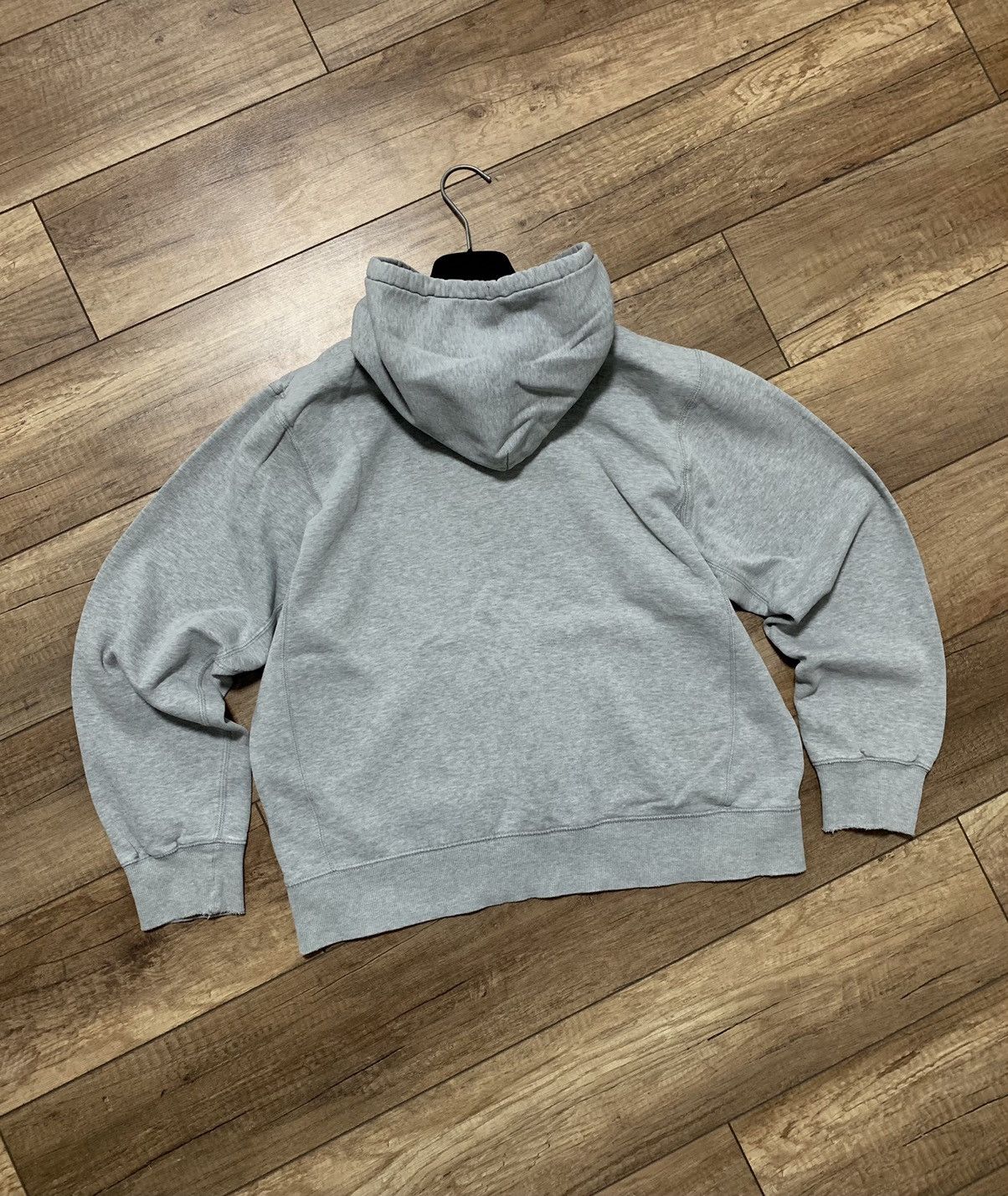 Nike Vintage Nike Hoodie Grey Custom Swoosh logo Size US M / EU 48-50 / 2 - 5 Thumbnail