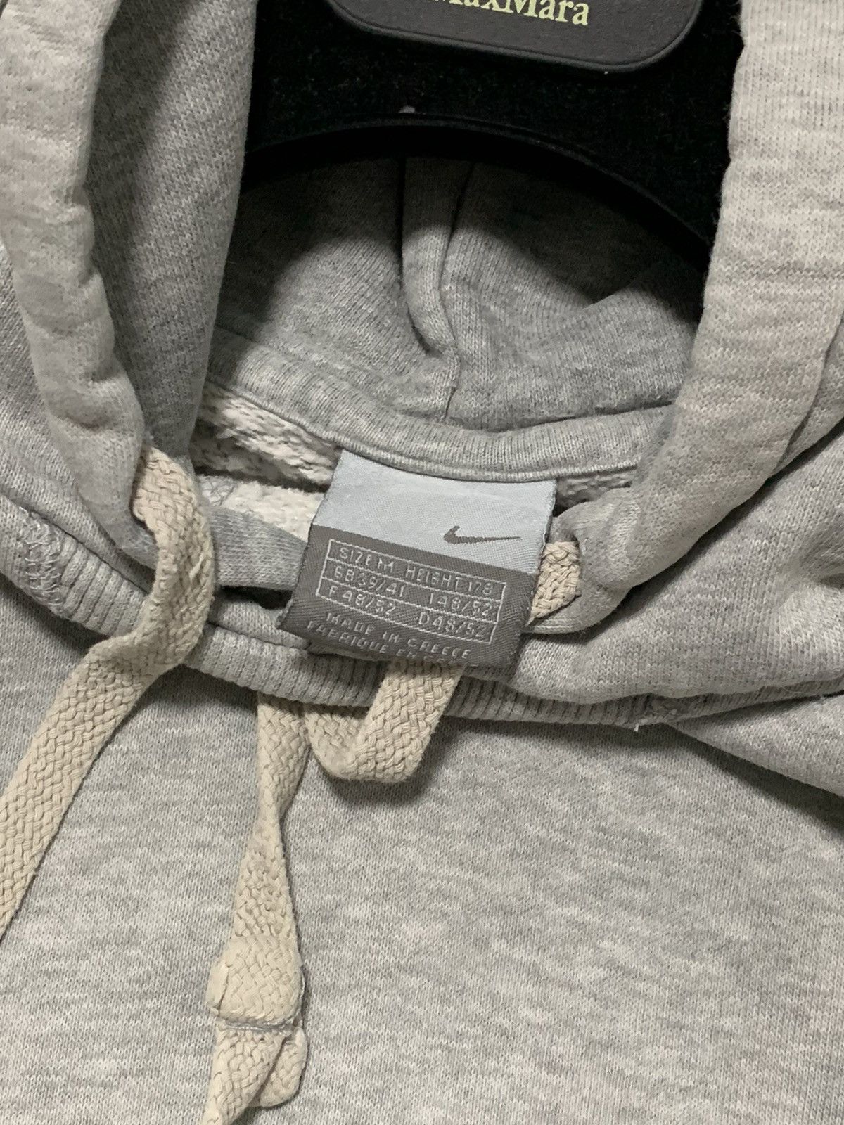 Nike Vintage Nike Hoodie Grey Custom Swoosh logo Size US M / EU 48-50 / 2 - 8 Thumbnail