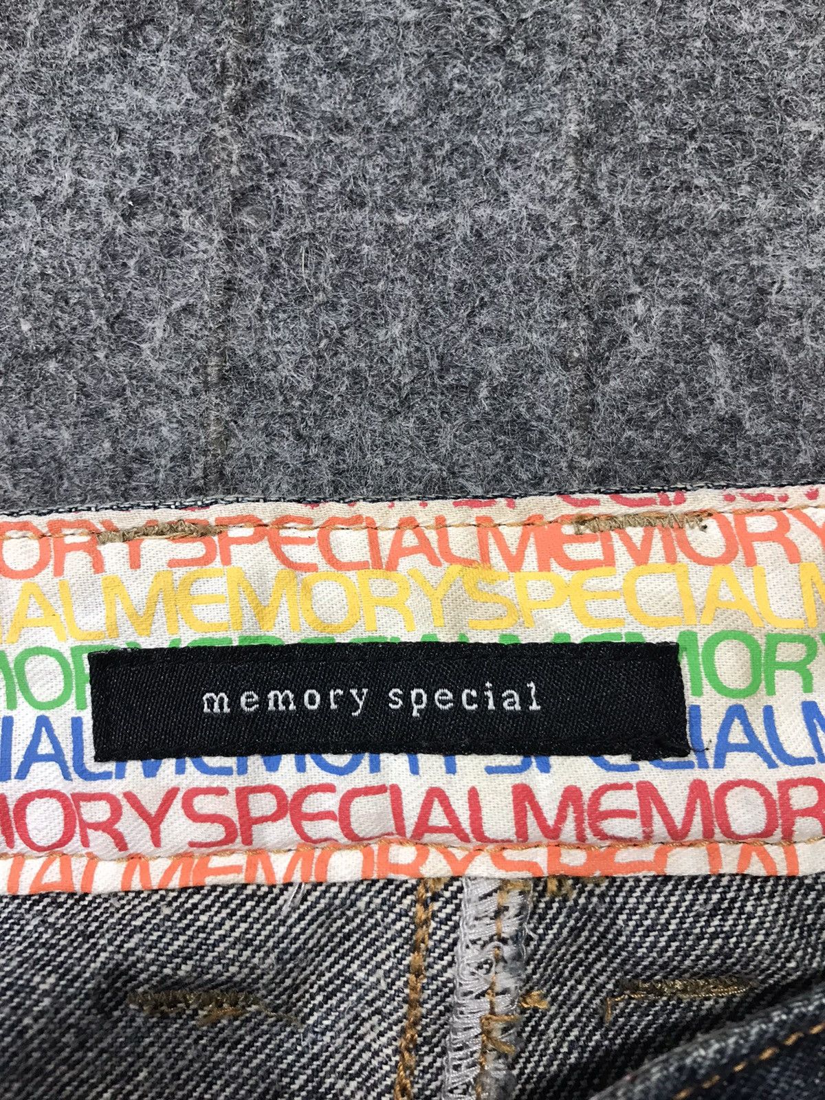 Japanese Brand × Vintage Vtg japanesebrand Memory Special Double Waist Denim Jeans Size US 33 - 13 Thumbnail