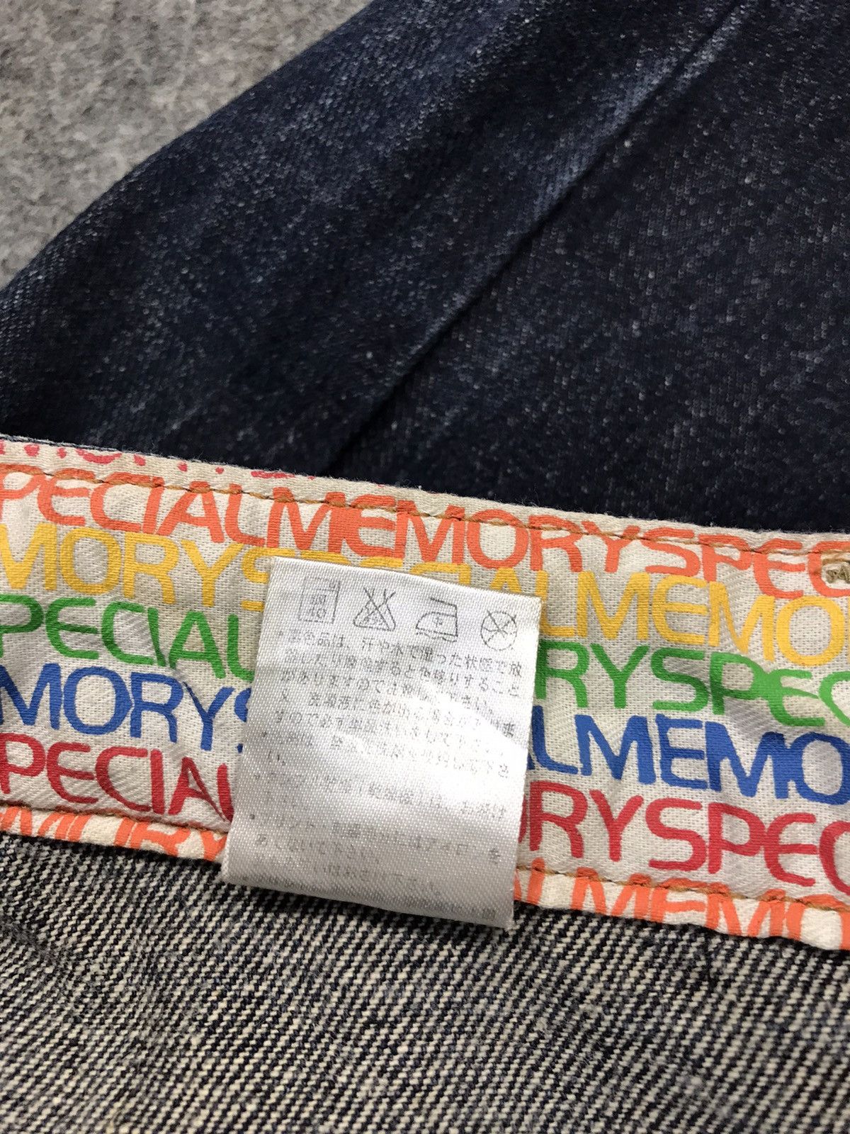Japanese Brand × Vintage Vtg japanesebrand Memory Special Double Waist Denim Jeans Size US 33 - 15 Thumbnail