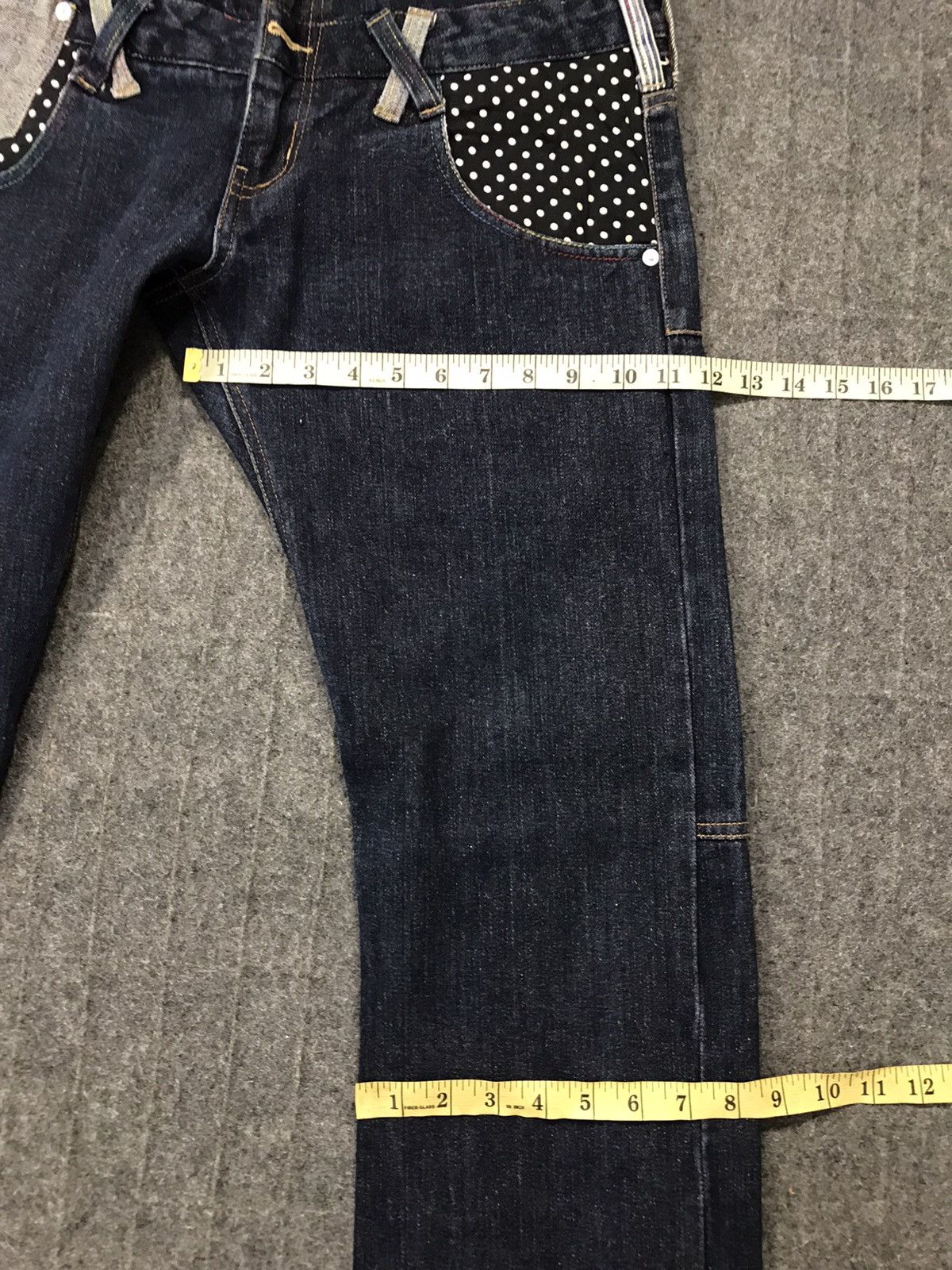 Japanese Brand × Vintage Vtg japanesebrand Memory Special Double Waist Denim Jeans Size US 33 - 17 Thumbnail