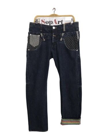 Japanese Brand × Vintage Vtg japanesebrand Memory Special Double Waist Denim Jeans Size US 33 - 1 Thumbnail