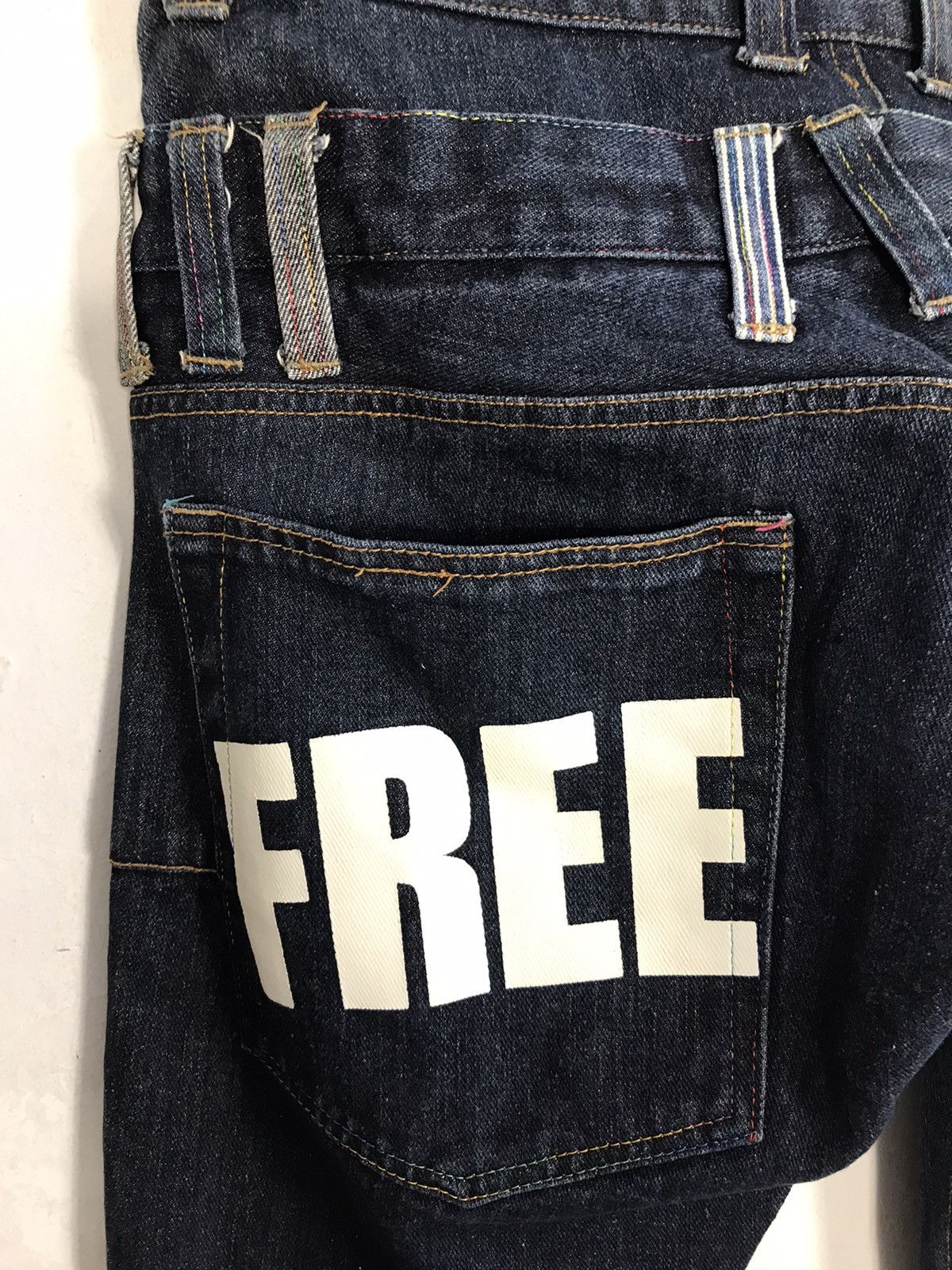 Japanese Brand × Vintage Vtg japanesebrand Memory Special Double Waist Denim Jeans Size US 33 - 11 Thumbnail