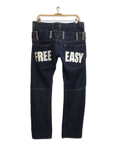 Japanese Brand × Vintage Vtg japanesebrand Memory Special Double Waist Denim Jeans Size US 33 - 2 Thumbnail