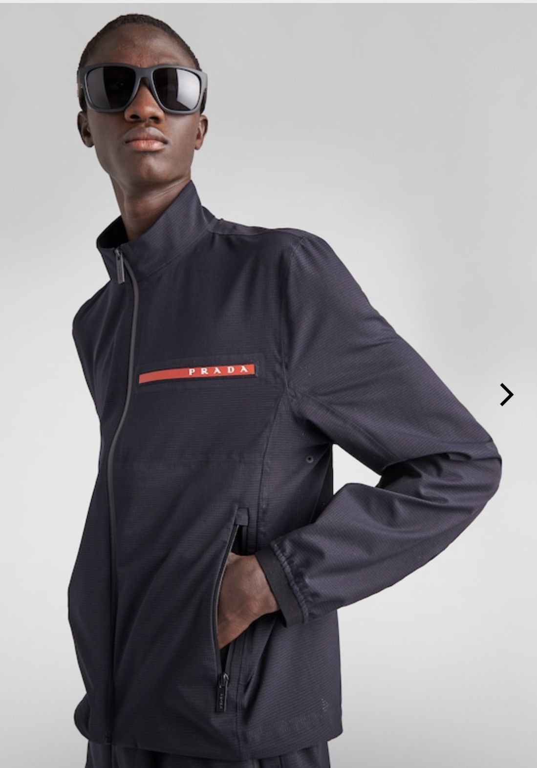 Prada Prada 2022 Windbreaker Linea Rossa RipStop Light Bi-Stretch Size US L / EU 52-54 / 3 - 4 Thumbnail