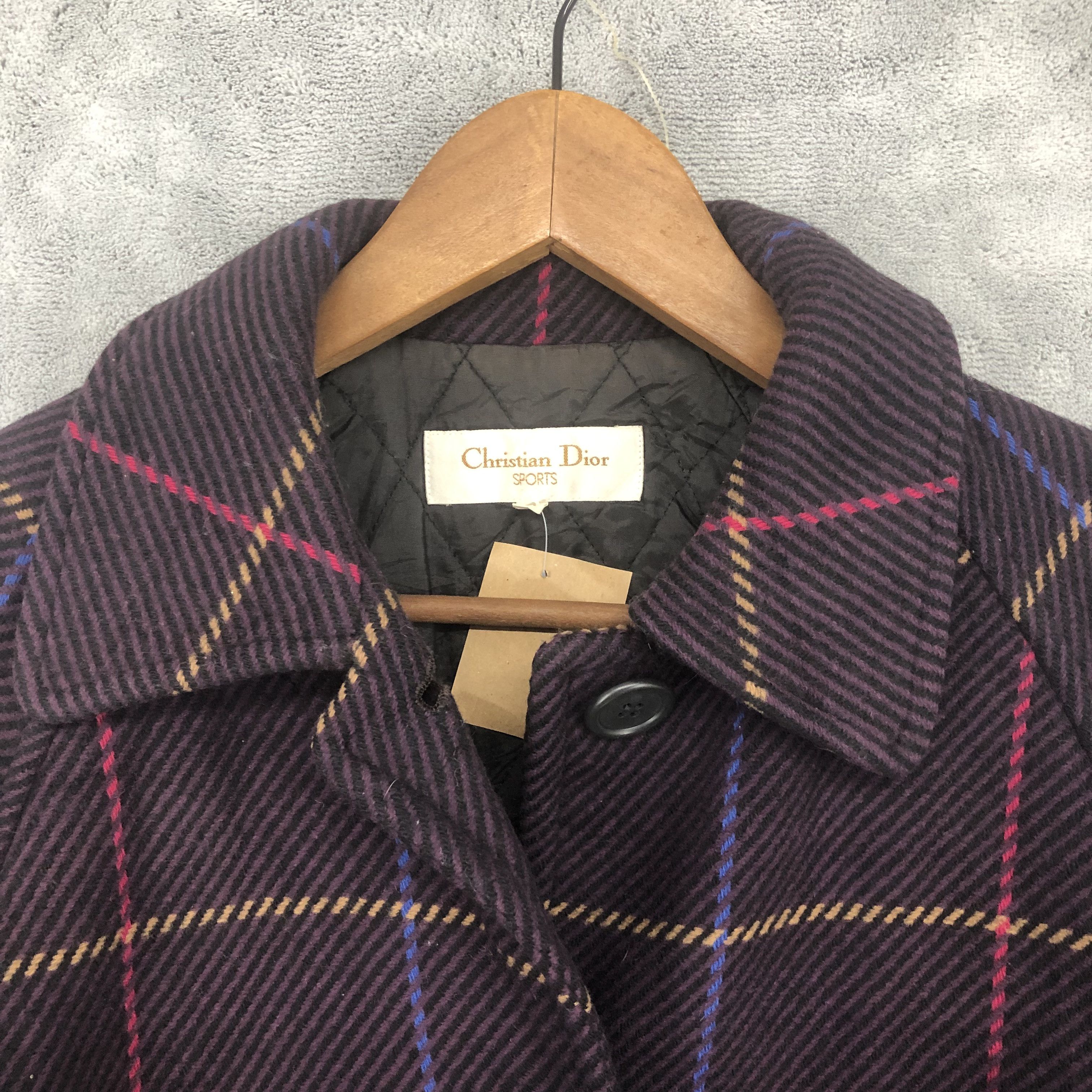 Christian Dior Monsieur Vintage Christian Dior Wool Women Jacket Coat Size M / US 6-8 / IT 42-44 - 3 Thumbnail