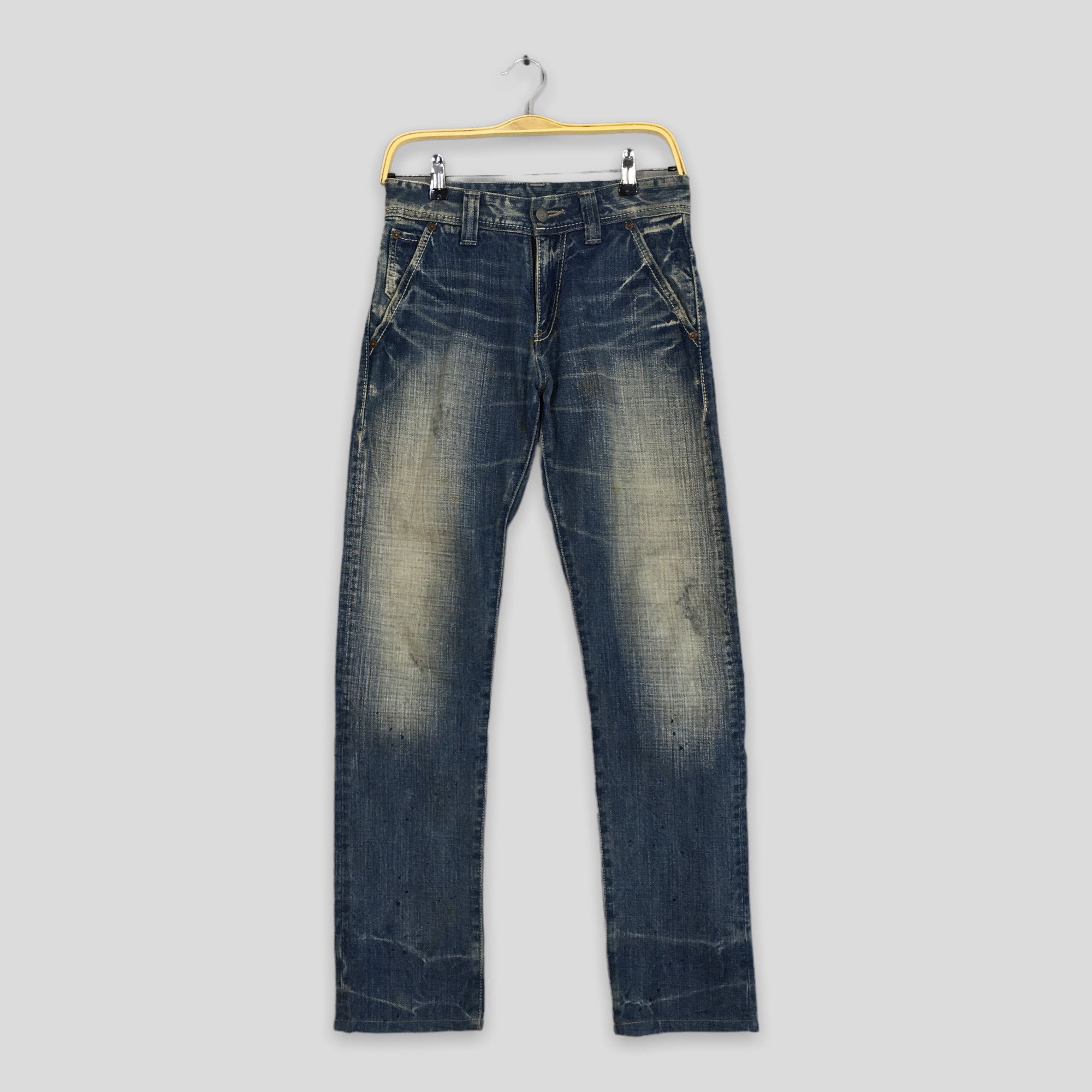 image of 45Rpm x John Bull Size 28X31 Vintage Johnbull Japan Bush Pant Jeans Carpenter in Denim, Men's