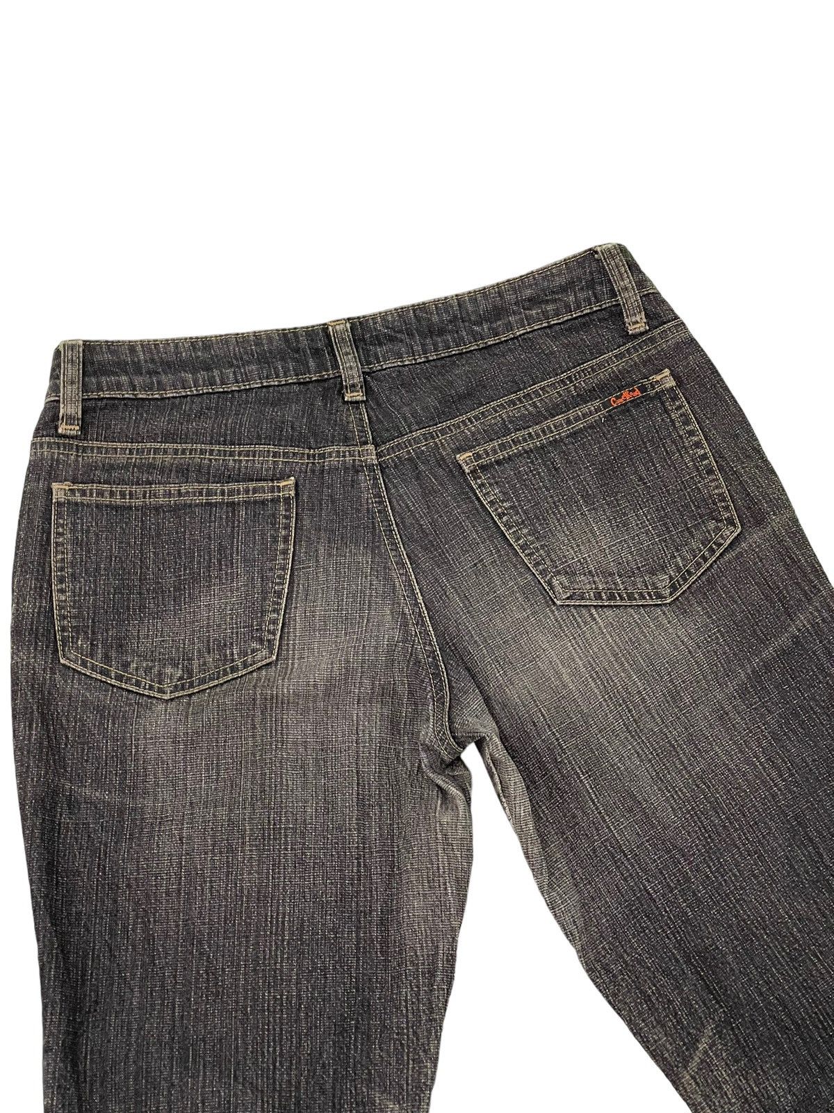 Japanese Brand Flare Jeans Camel Road Distress Stretch Low Rise Denim 2🟦2 Size US 28 / EU 44 - 19 Thumbnail