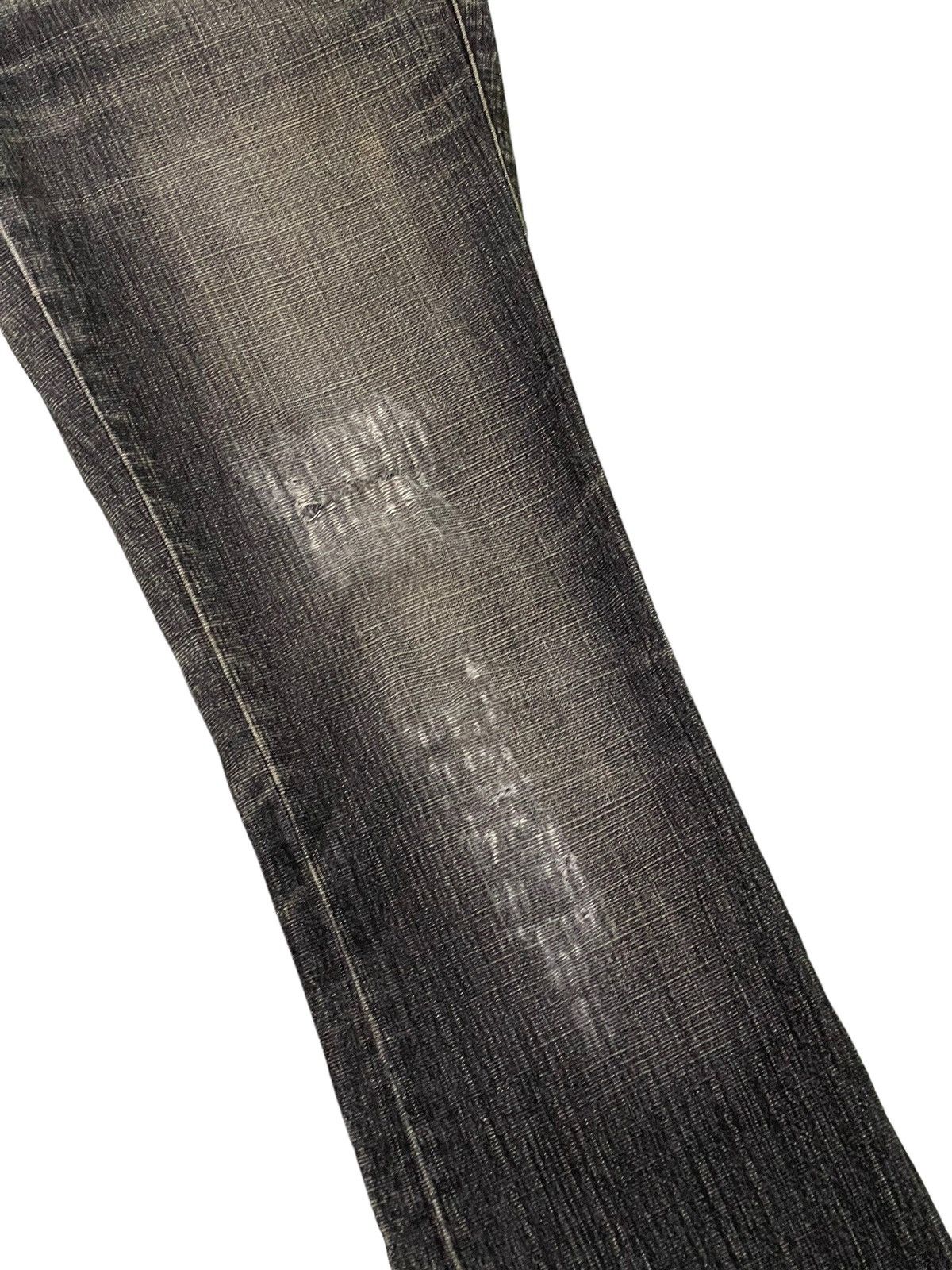 Japanese Brand Flare Jeans Camel Road Distress Stretch Low Rise Denim 2🟦2 Size US 28 / EU 44 - 7 Thumbnail