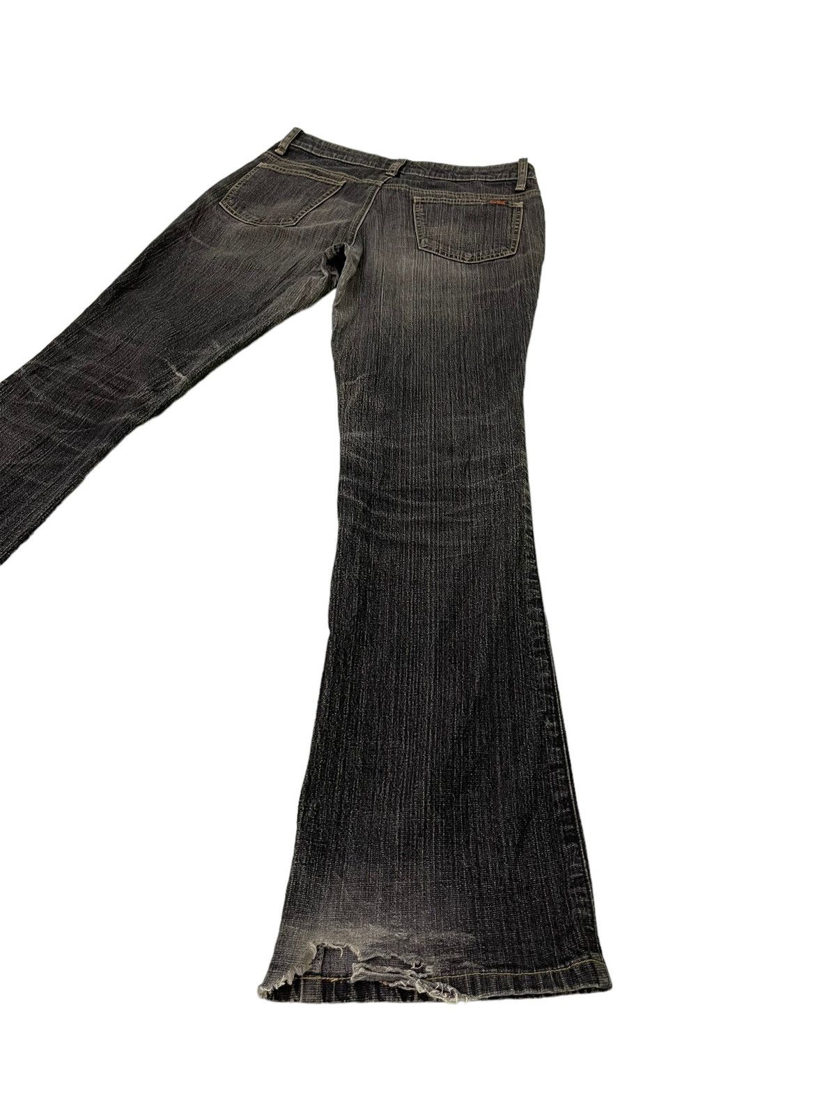 Japanese Brand Flare Jeans Camel Road Distress Stretch Low Rise Denim 2🟦2 Size US 28 / EU 44 - 14 Thumbnail