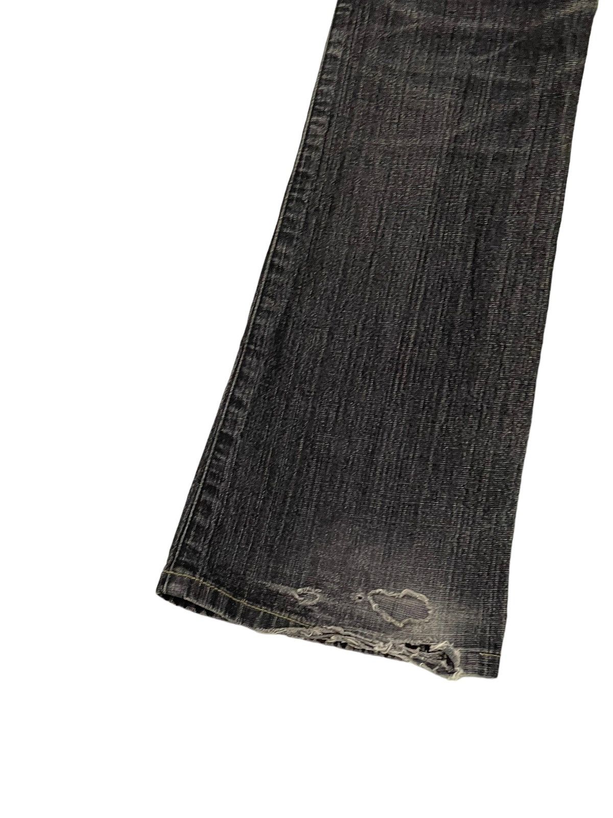 Japanese Brand Flare Jeans Camel Road Distress Stretch Low Rise Denim 2🟦2 Size US 28 / EU 44 - 16 Thumbnail