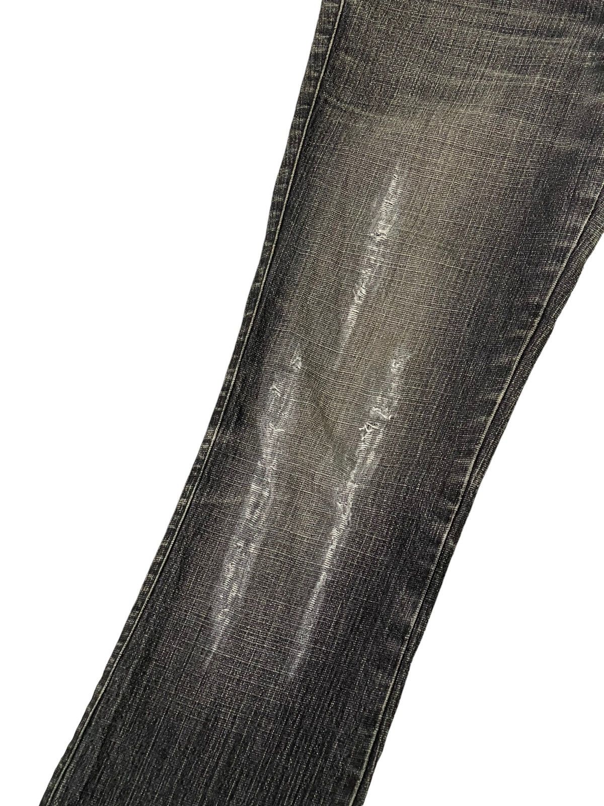 Japanese Brand Flare Jeans Camel Road Distress Stretch Low Rise Denim 2🟦2 Size US 28 / EU 44 - 6 Thumbnail