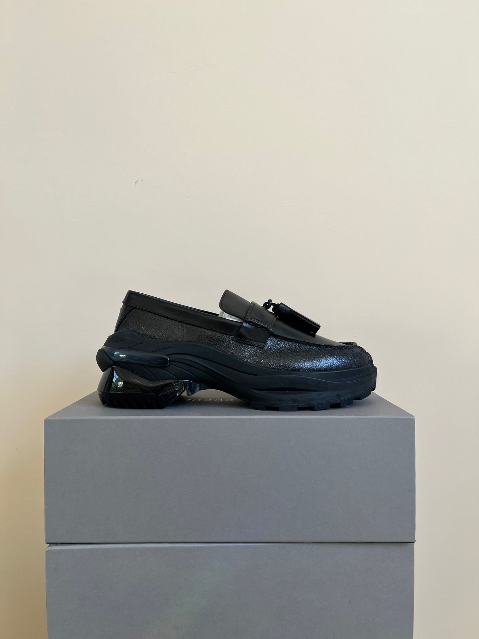 image of Maison Margiela Fusion Hiking Sole Shoes in Black, Men's (Size 11)