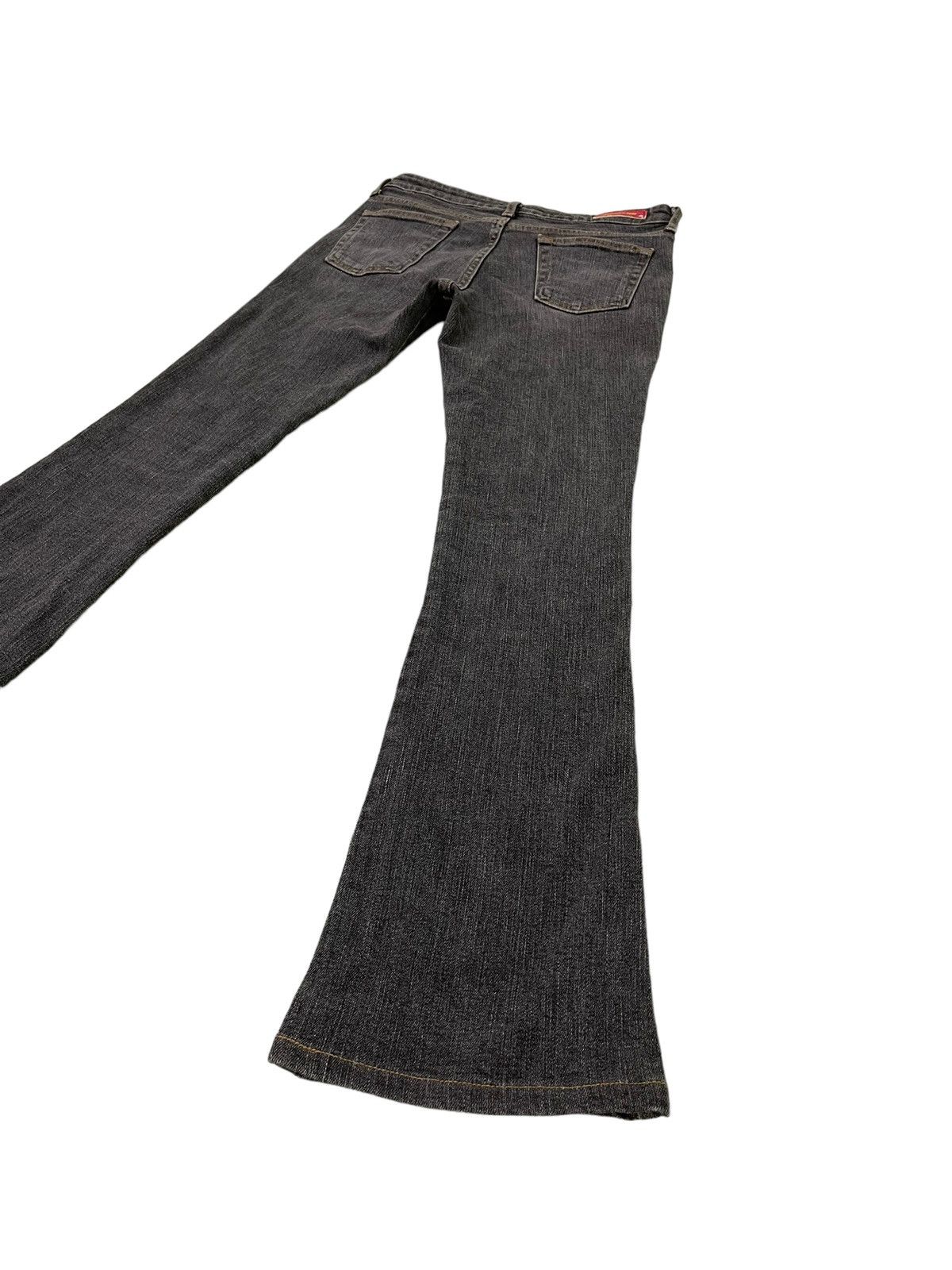 Japanese Brand Flare Jeans Queens Low Stretch Denim Low Rise Boot Cut 2🟦3 Size US 28 / EU 44 - 14 Thumbnail