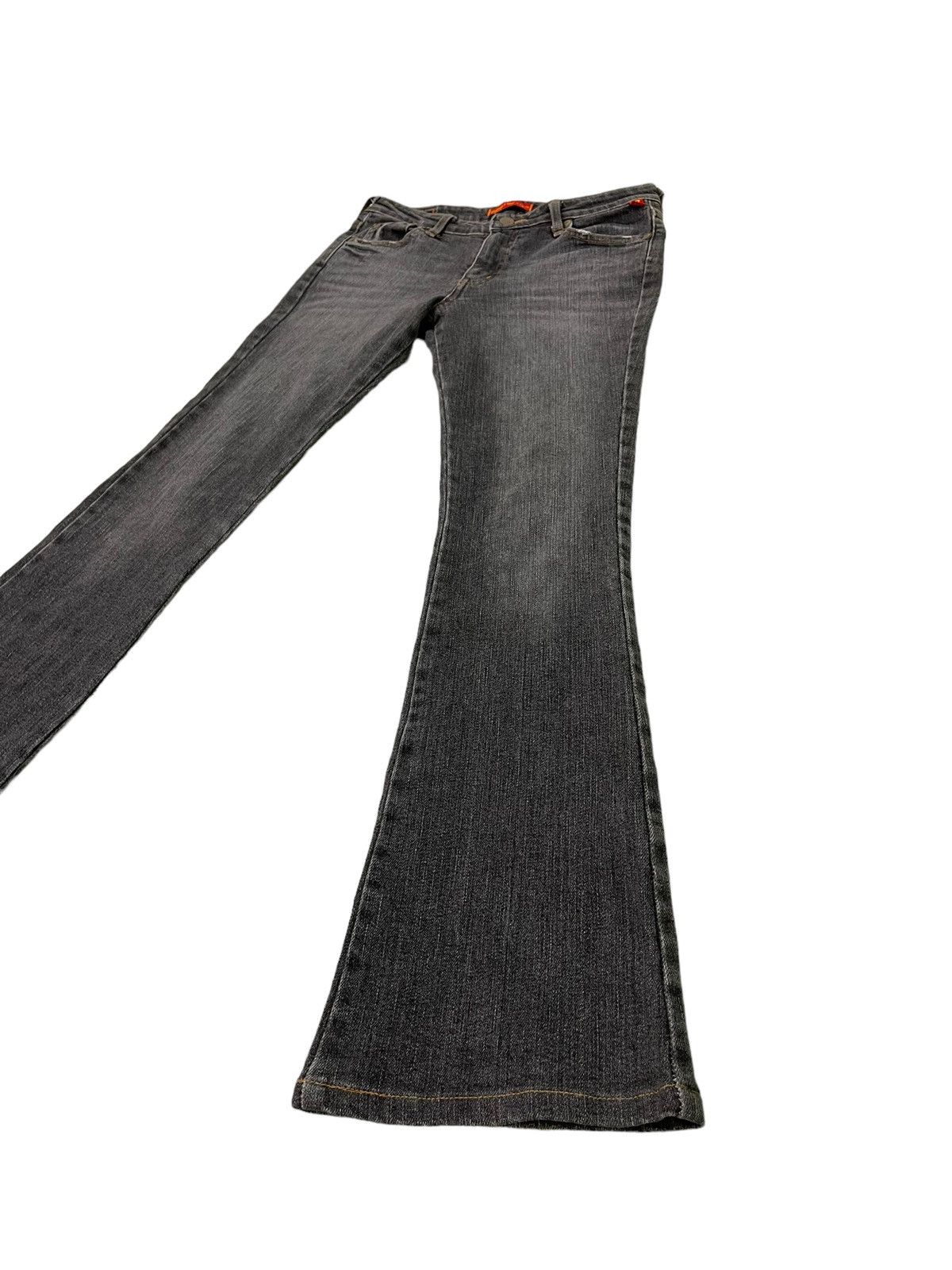 Japanese Brand Flare Jeans Queens Low Stretch Denim Low Rise Boot Cut 2🟦3 Size US 28 / EU 44 - 3 Thumbnail